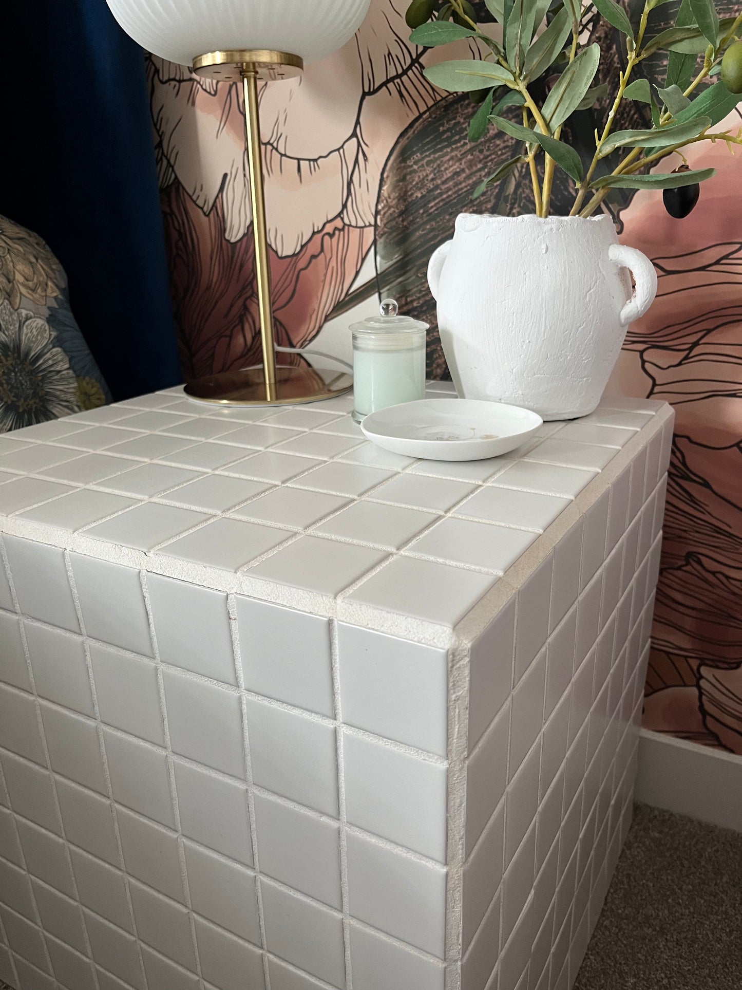 Lovely Tiled Side Table