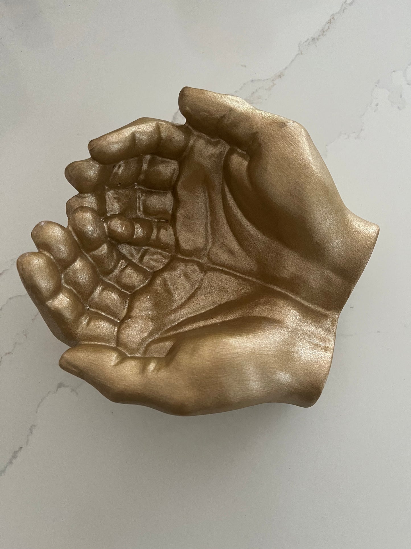 Small Gold Hands Bowl