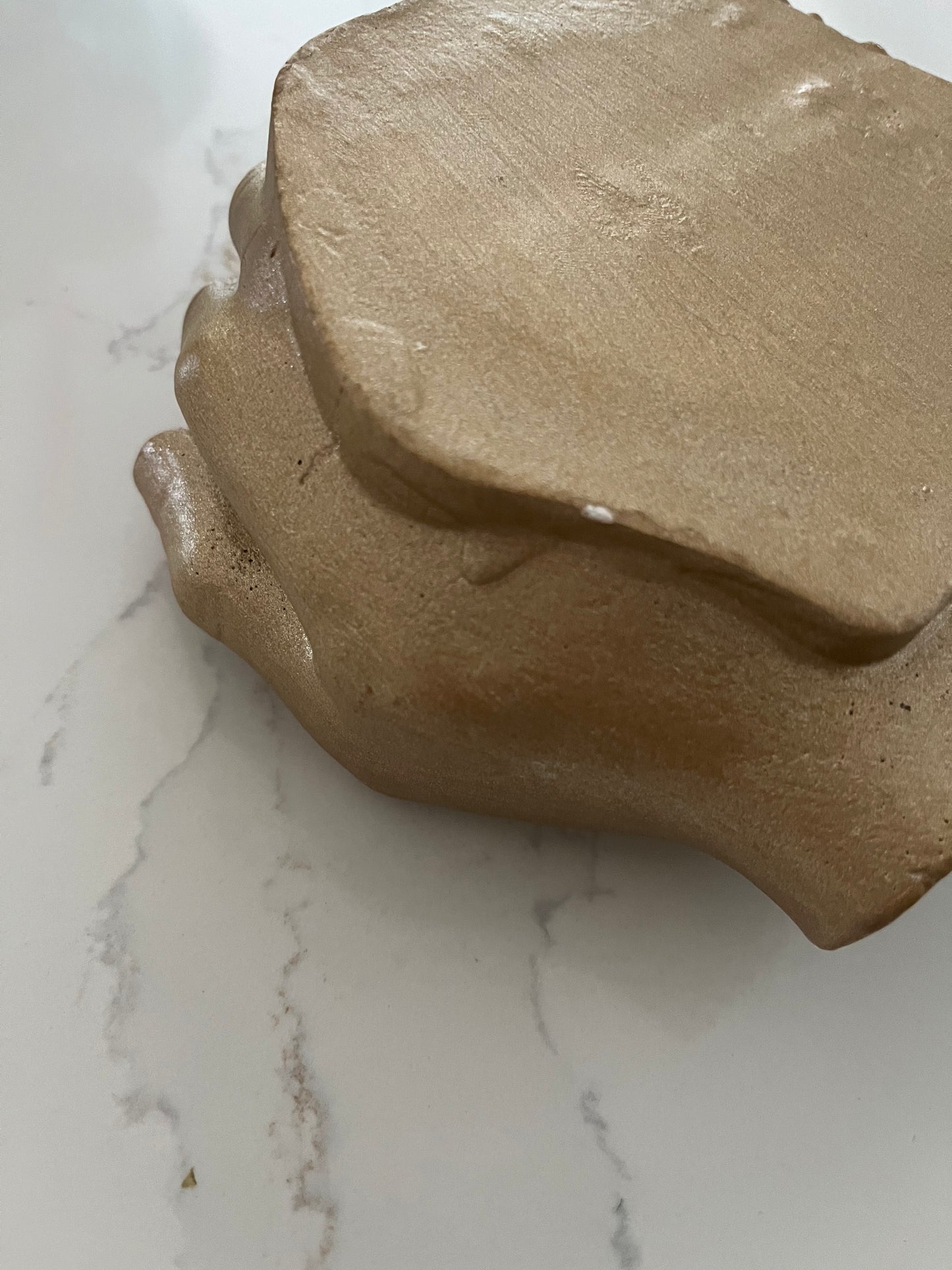 Small Gold Hands Bowl