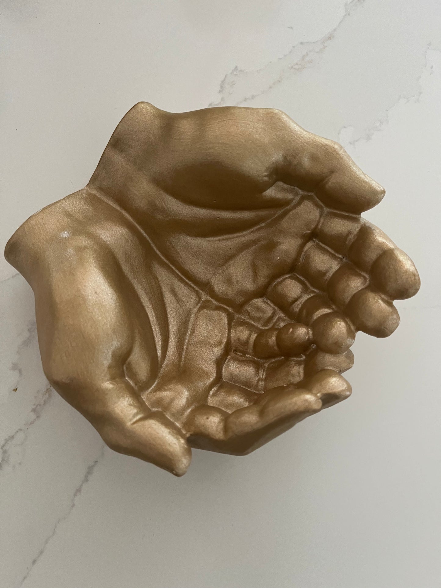Small Gold Hands Bowl