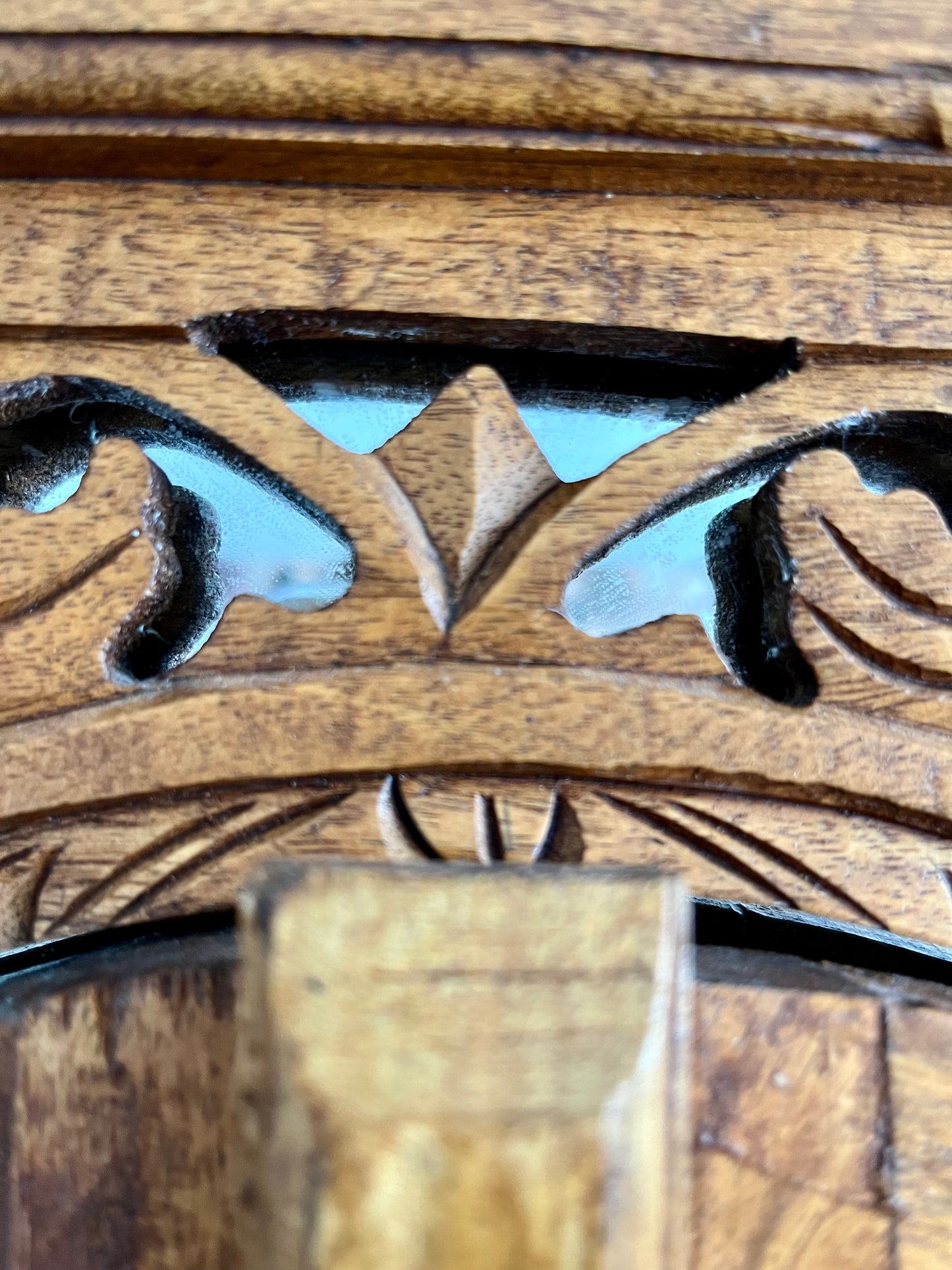 Beautiful Balinese Window Mirror