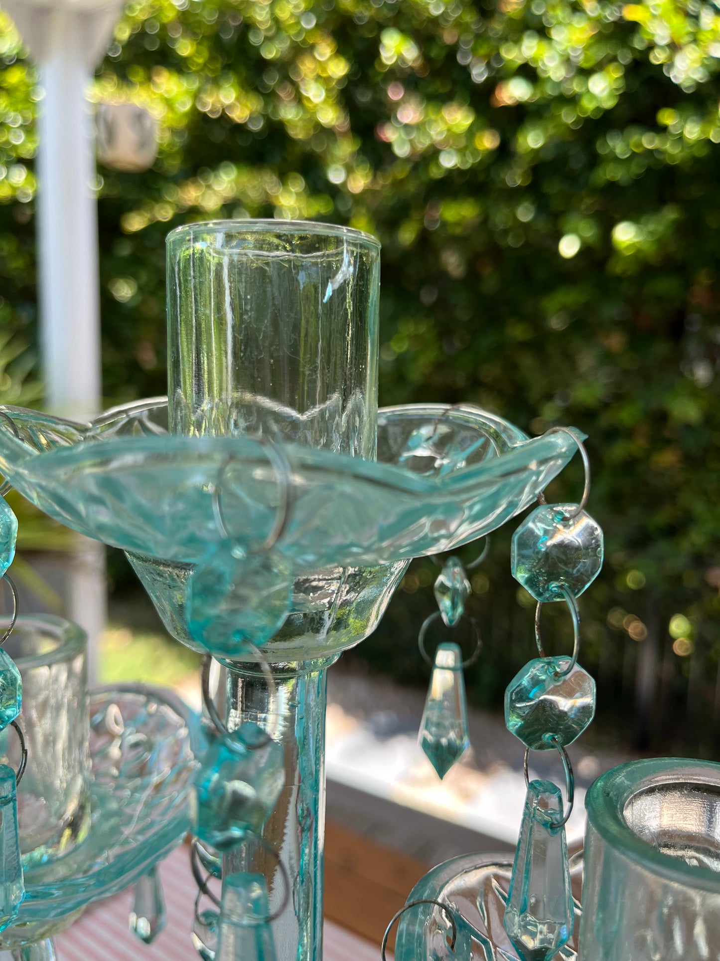 Beautiful Glass Candelabra