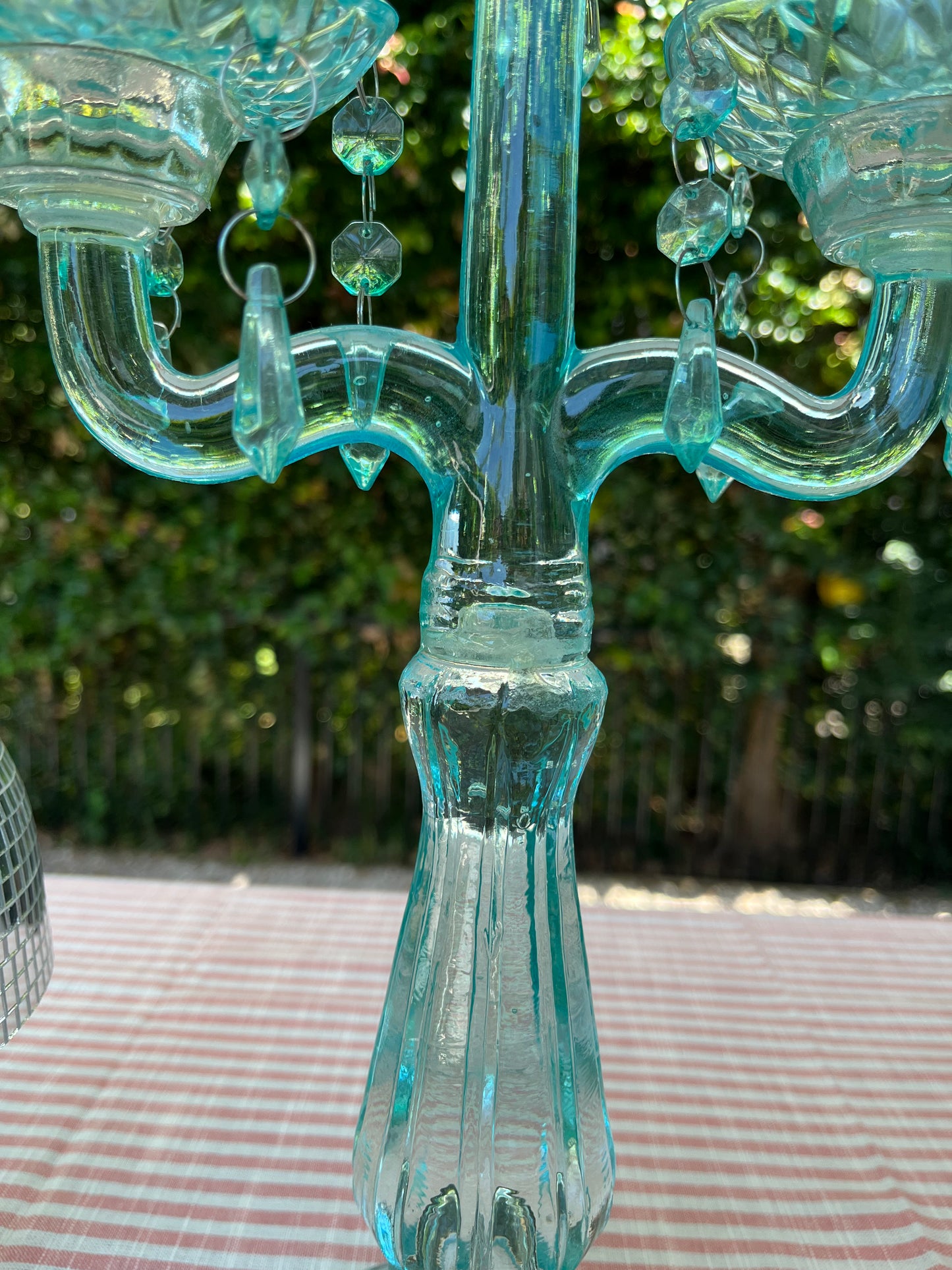 Beautiful Glass Candelabra