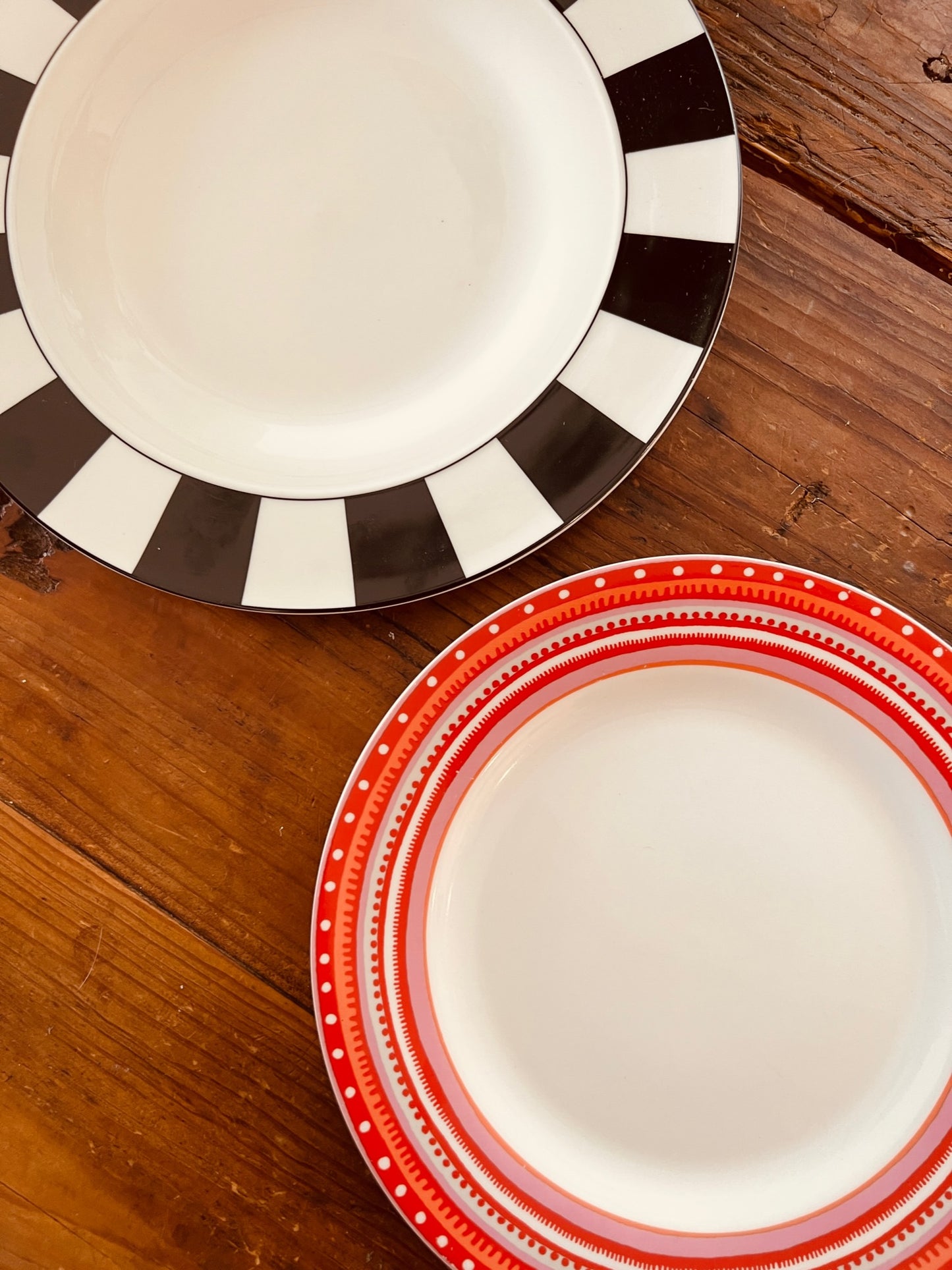 Colourful Dinner and Side Plate Set of 12
