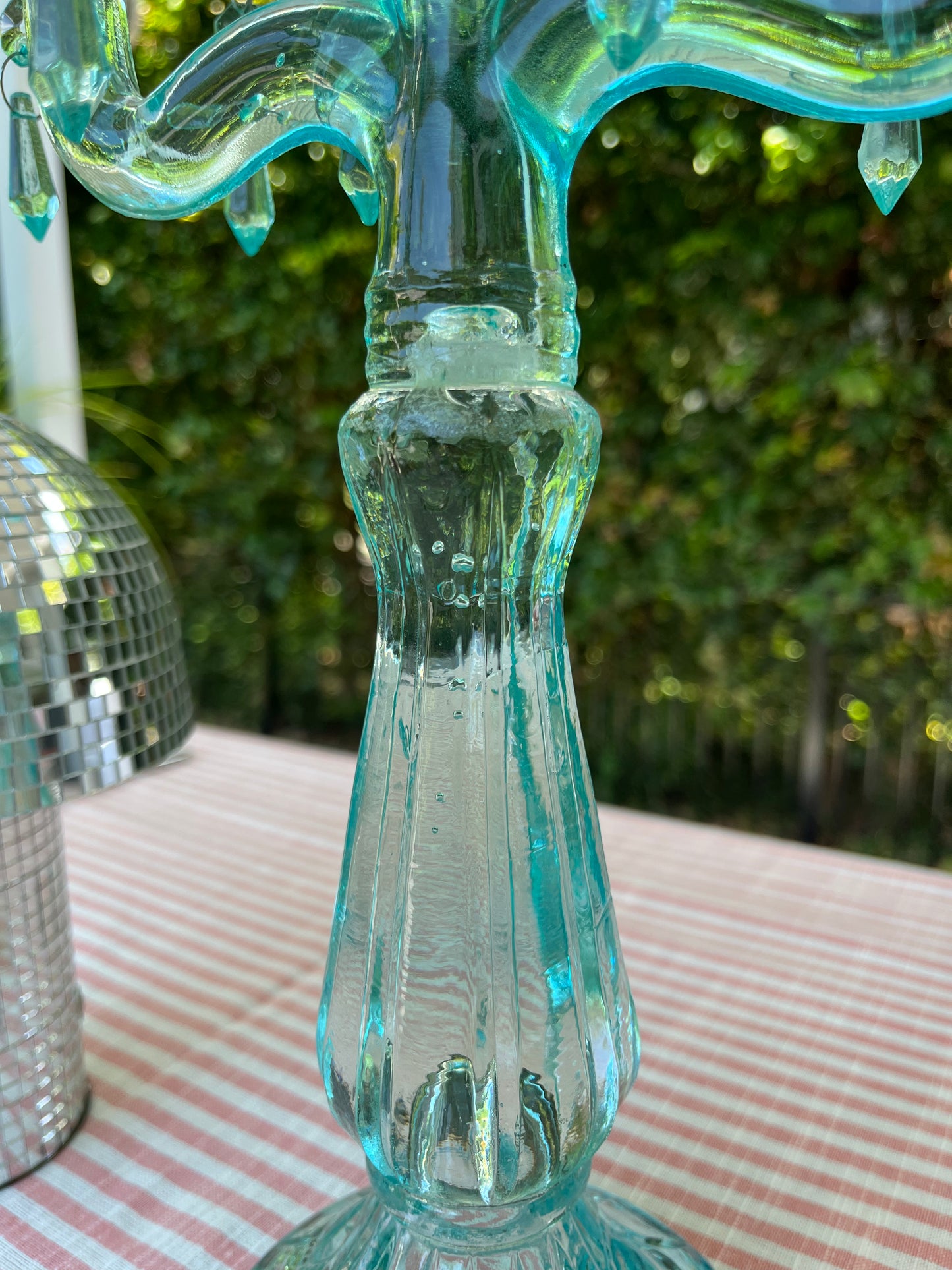 Beautiful Glass Candelabra