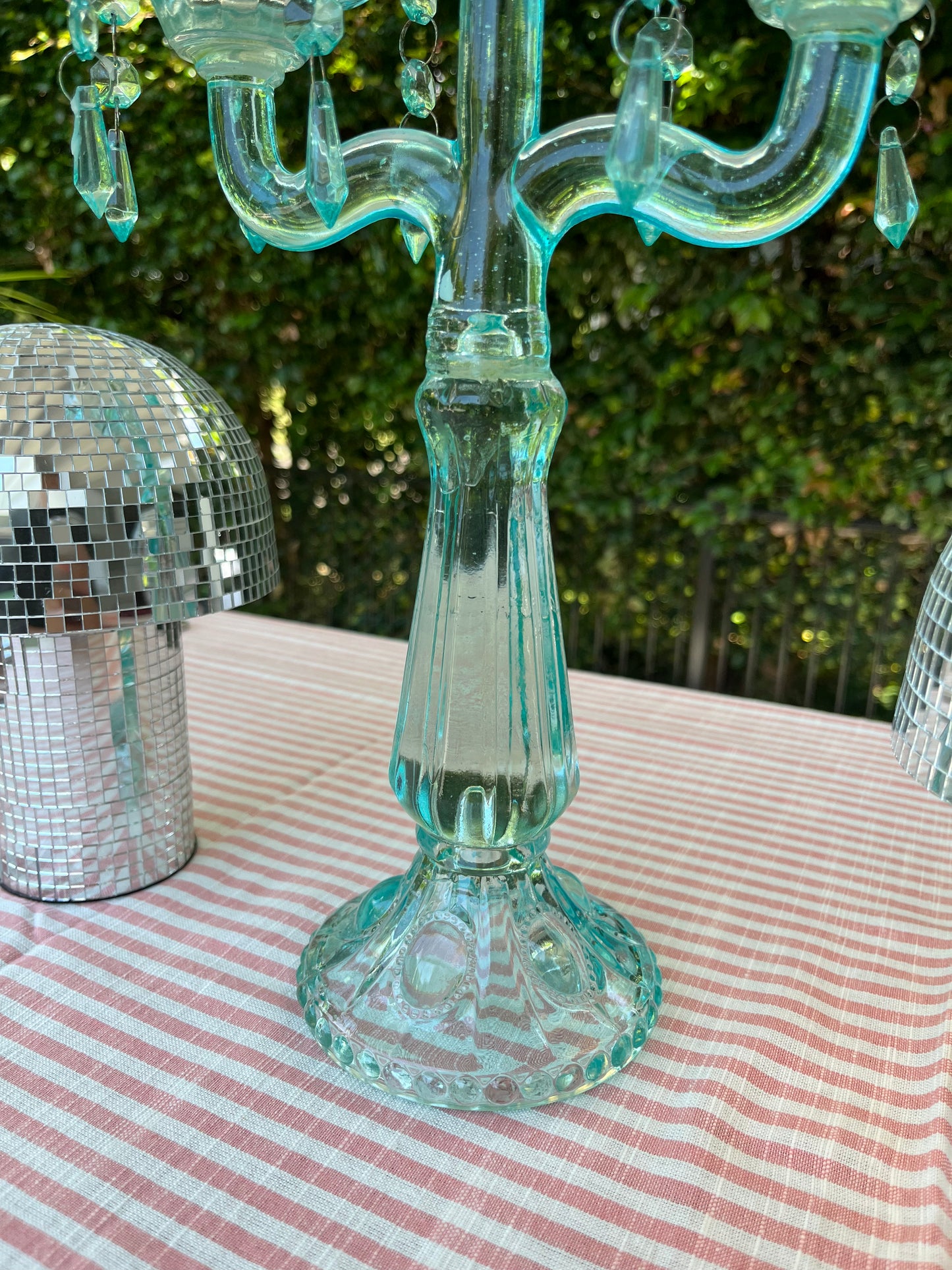 Beautiful Glass Candelabra