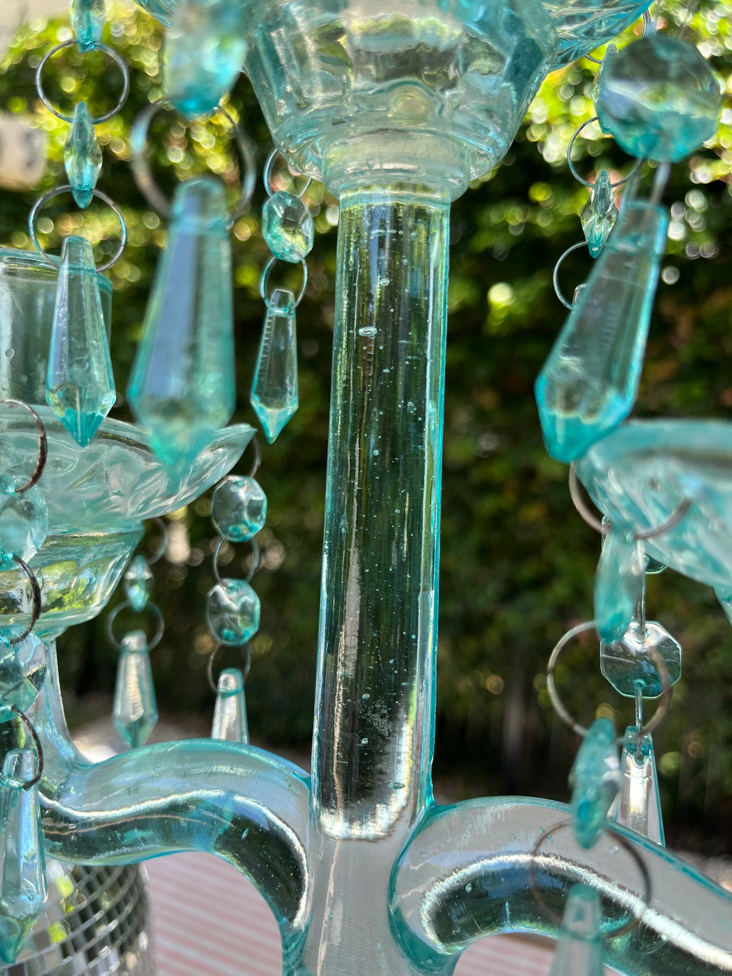 Beautiful Glass Candelabra