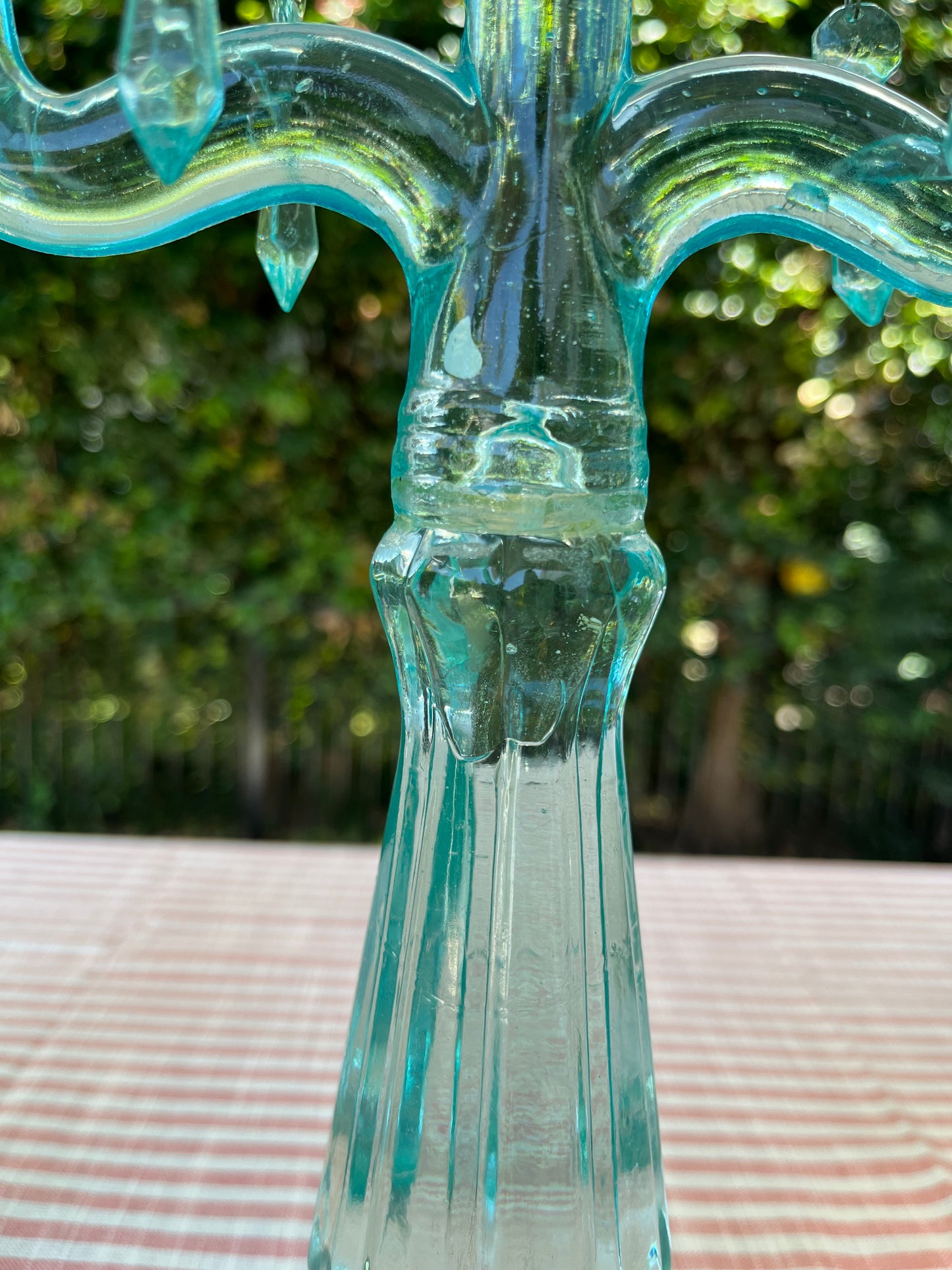 Beautiful Glass Candelabra