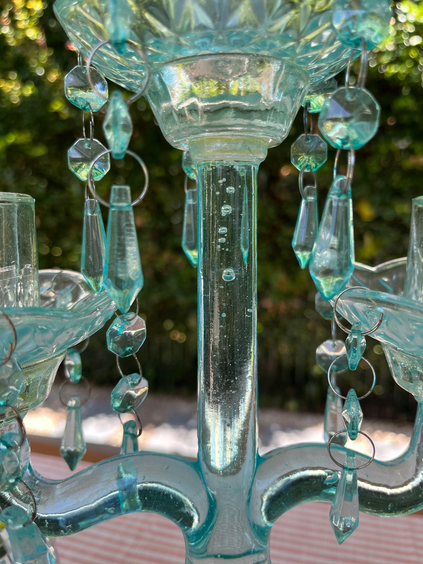 Beautiful Glass Candelabra