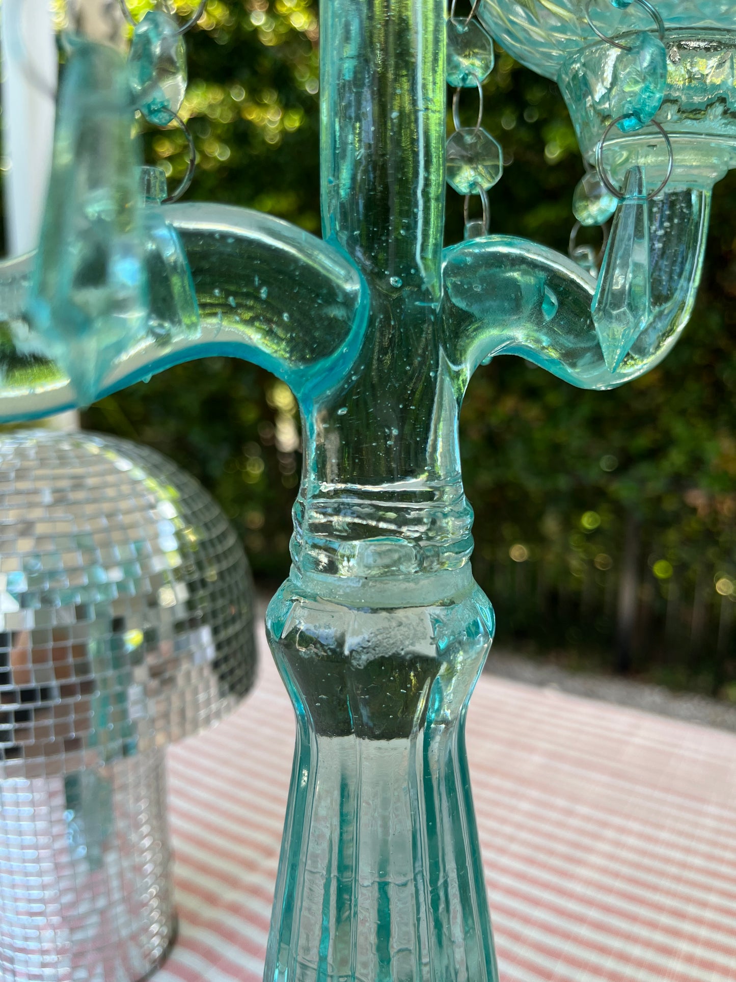 Beautiful Glass Candelabra