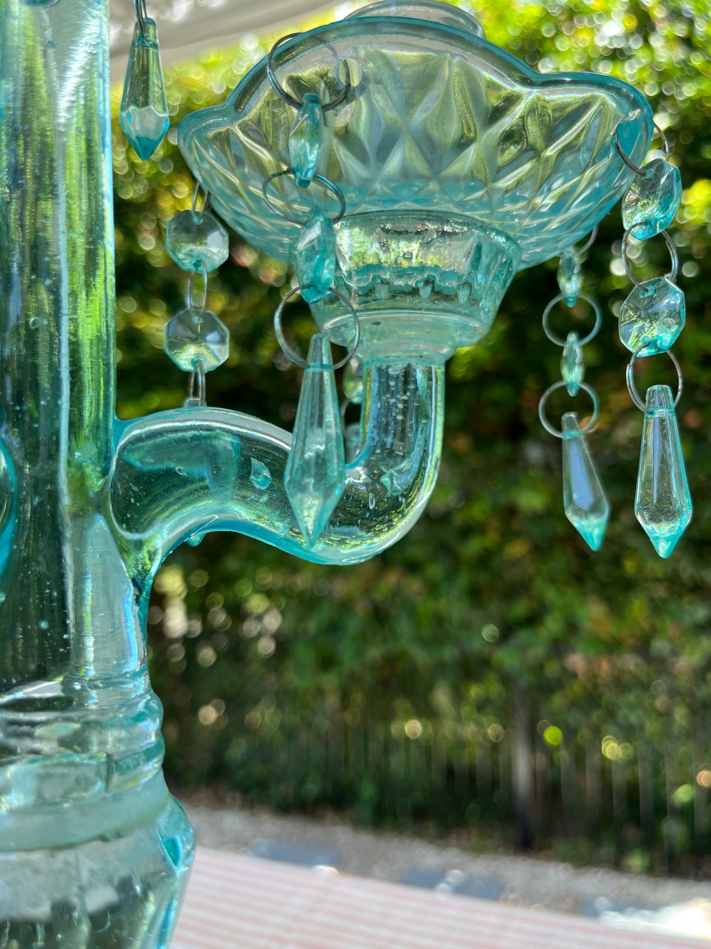 Beautiful Glass Candelabra