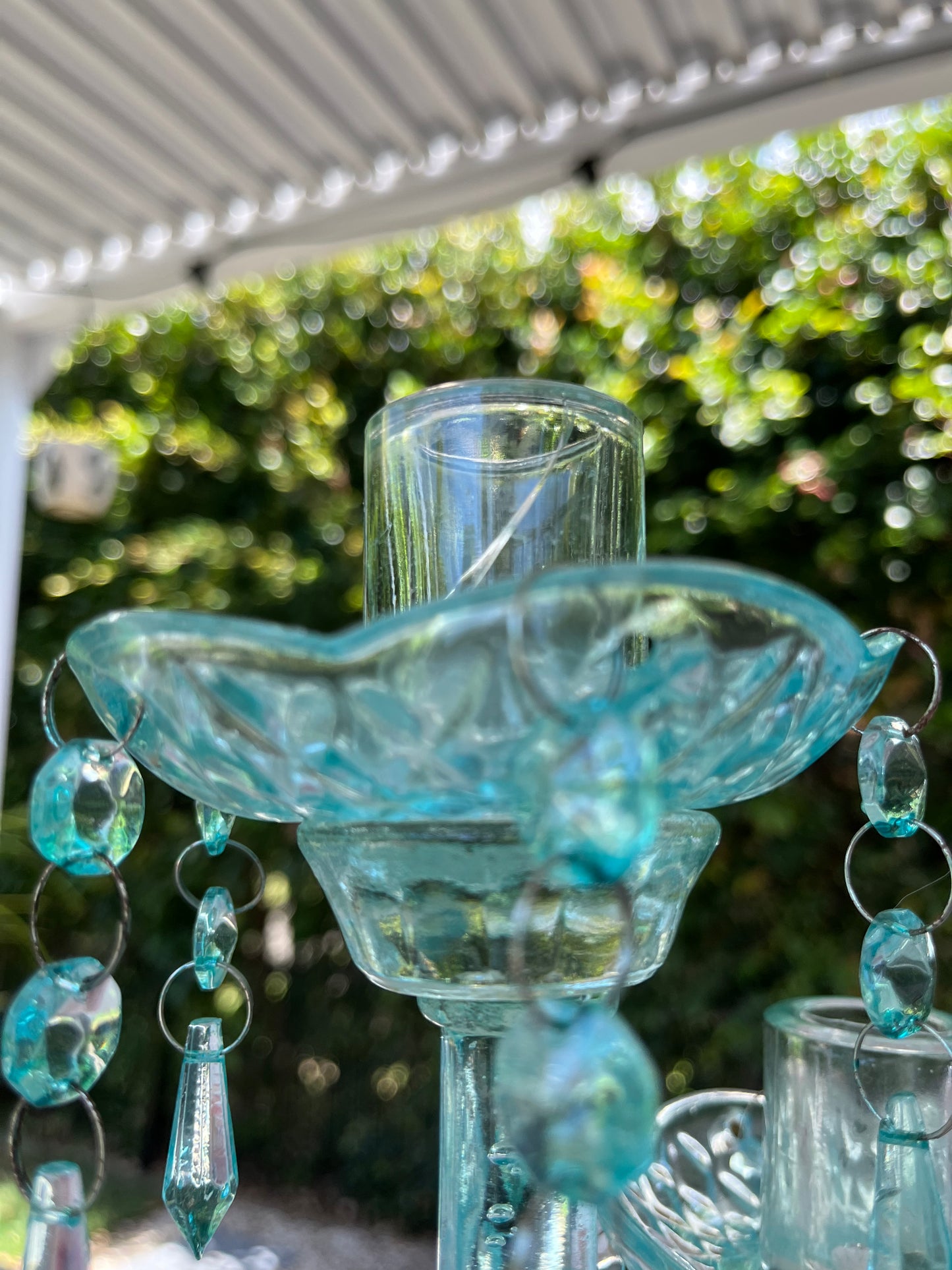 Beautiful Glass Candelabra