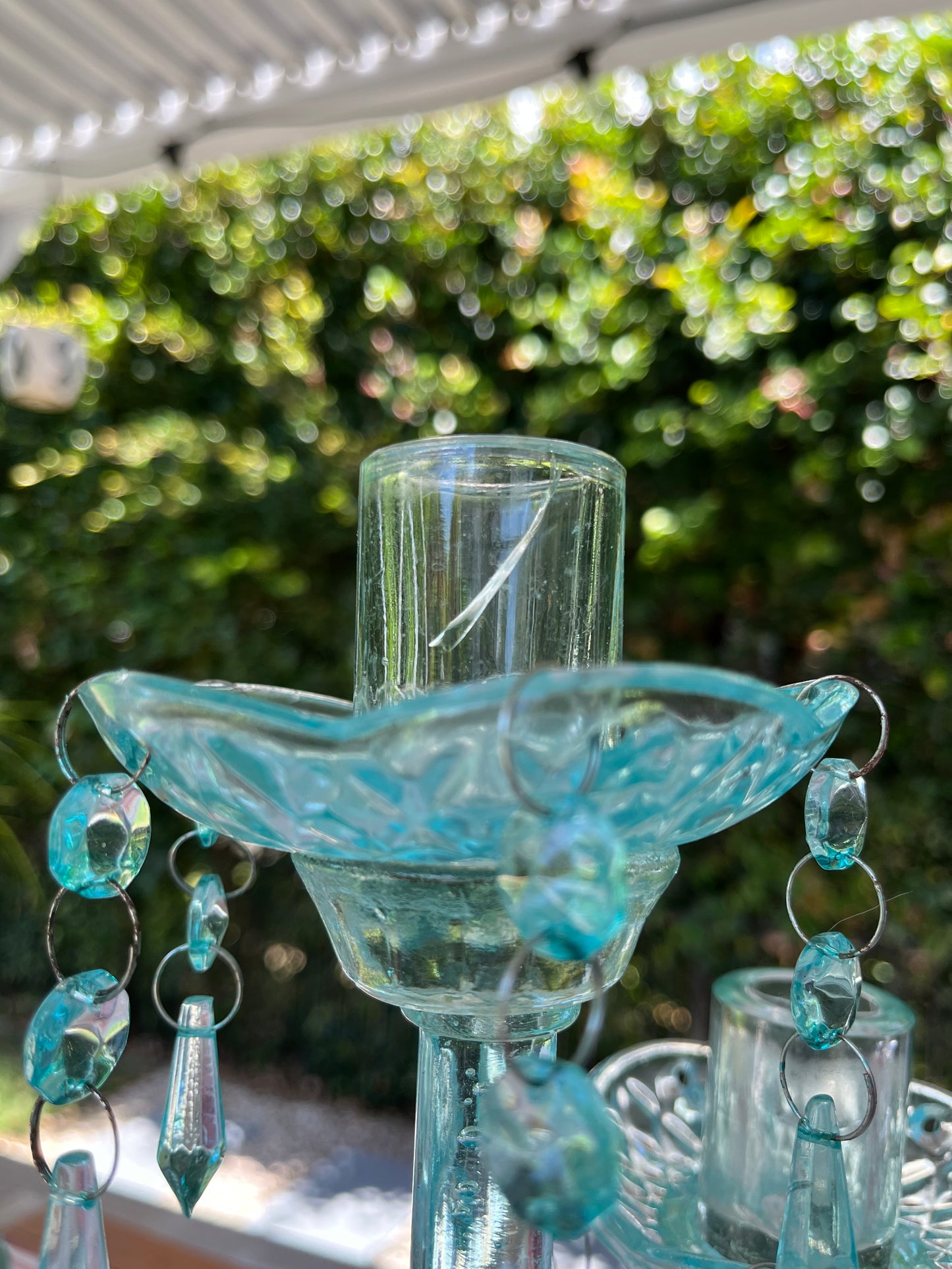 Beautiful Glass Candelabra