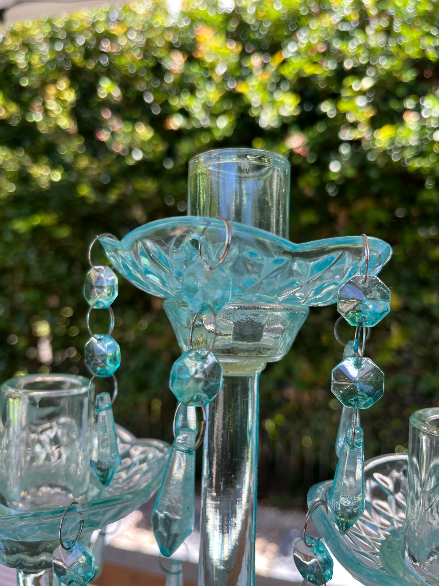 Beautiful Glass Candelabra