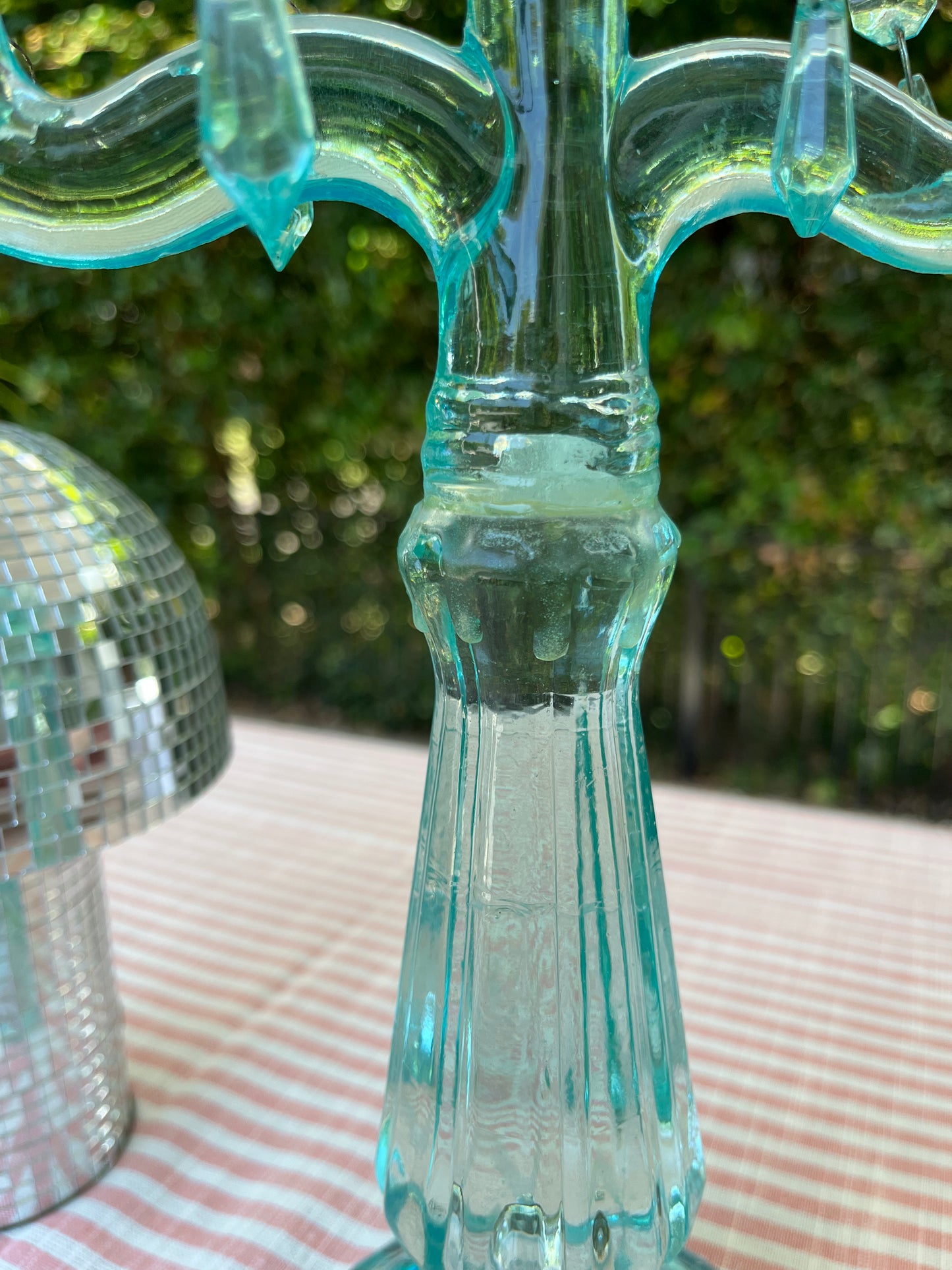 Beautiful Glass Candelabra