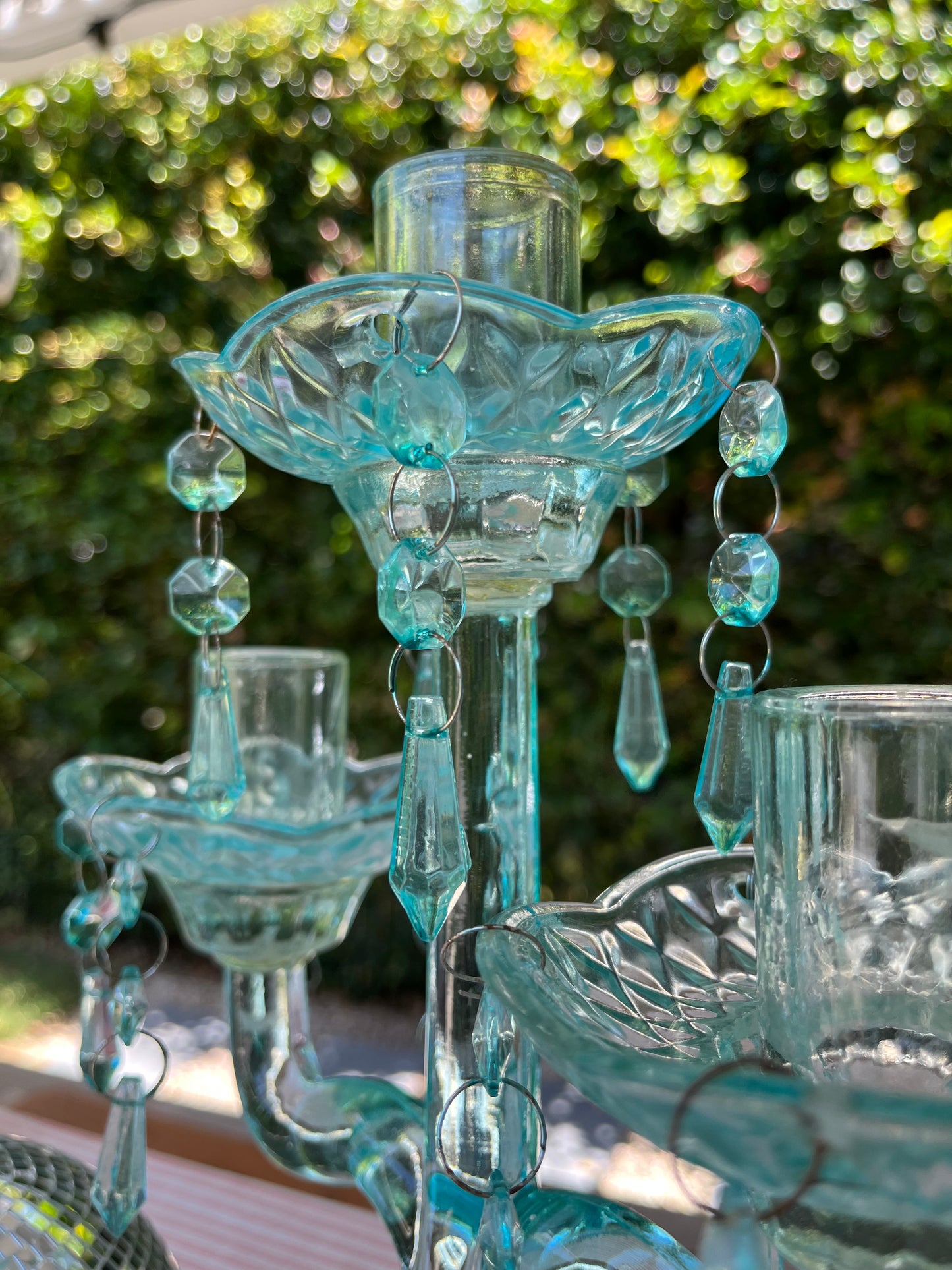 Beautiful Glass Candelabra