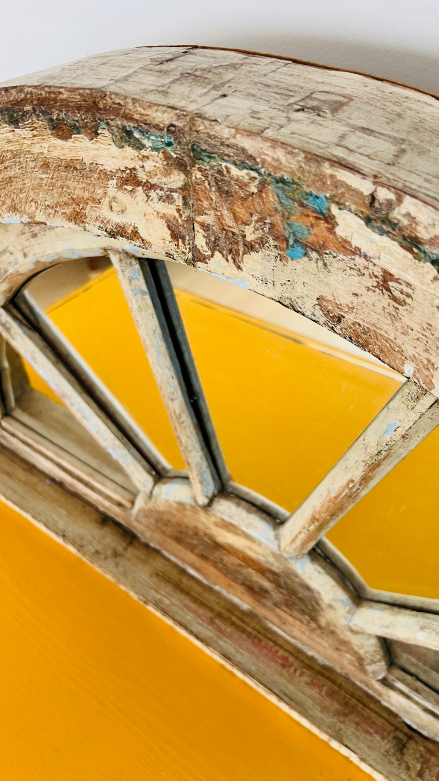 Antique Wooden Mirror Arch