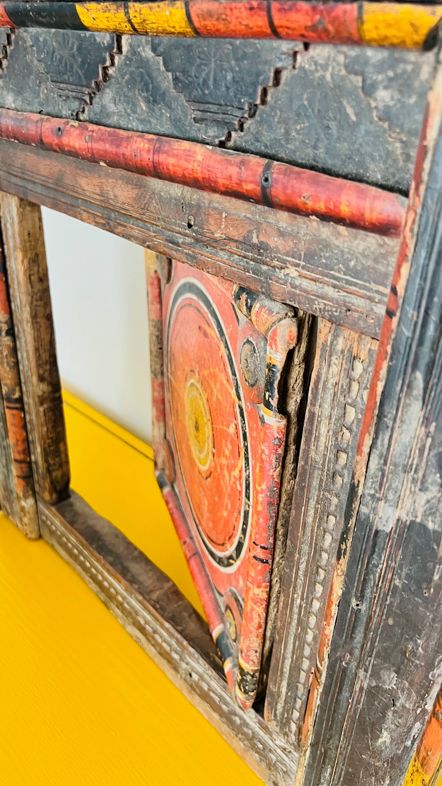 Rustic Wooden Window ( with circular design )