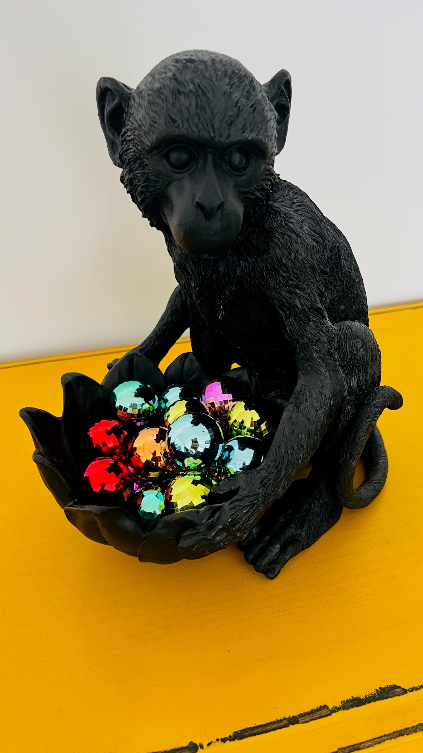 White Moose Monkey Bowl