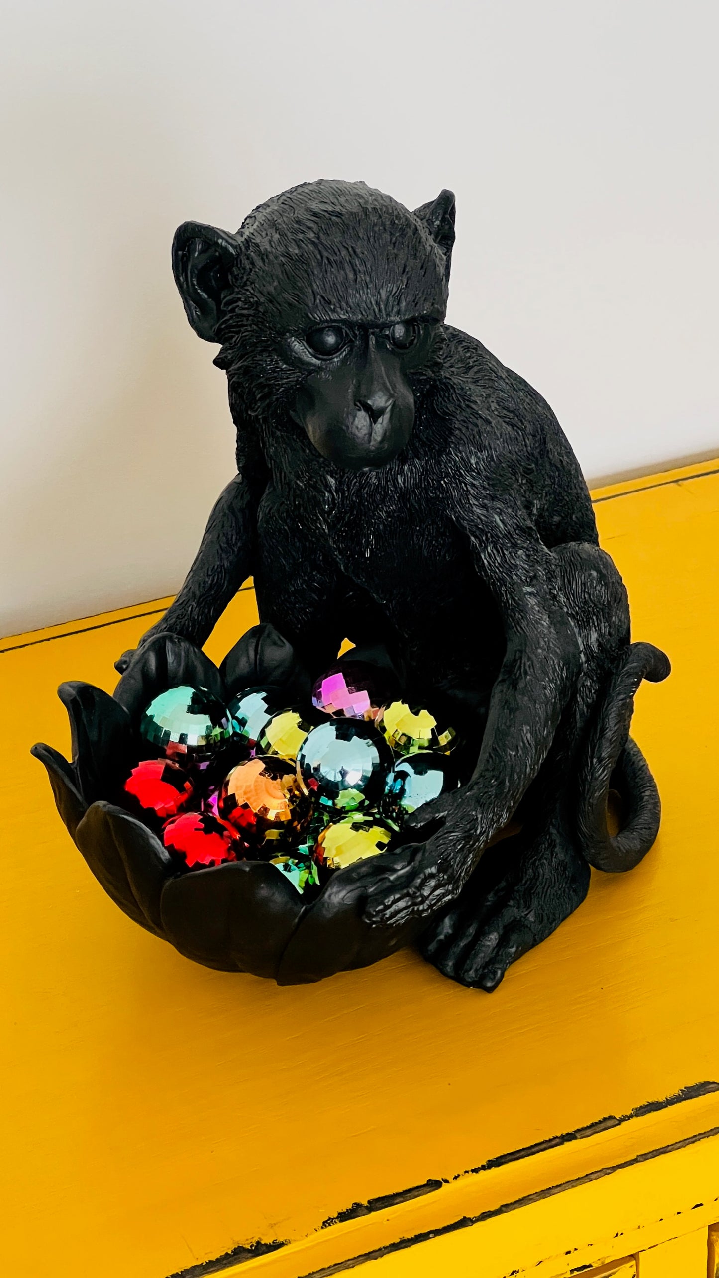 White Moose Monkey Bowl