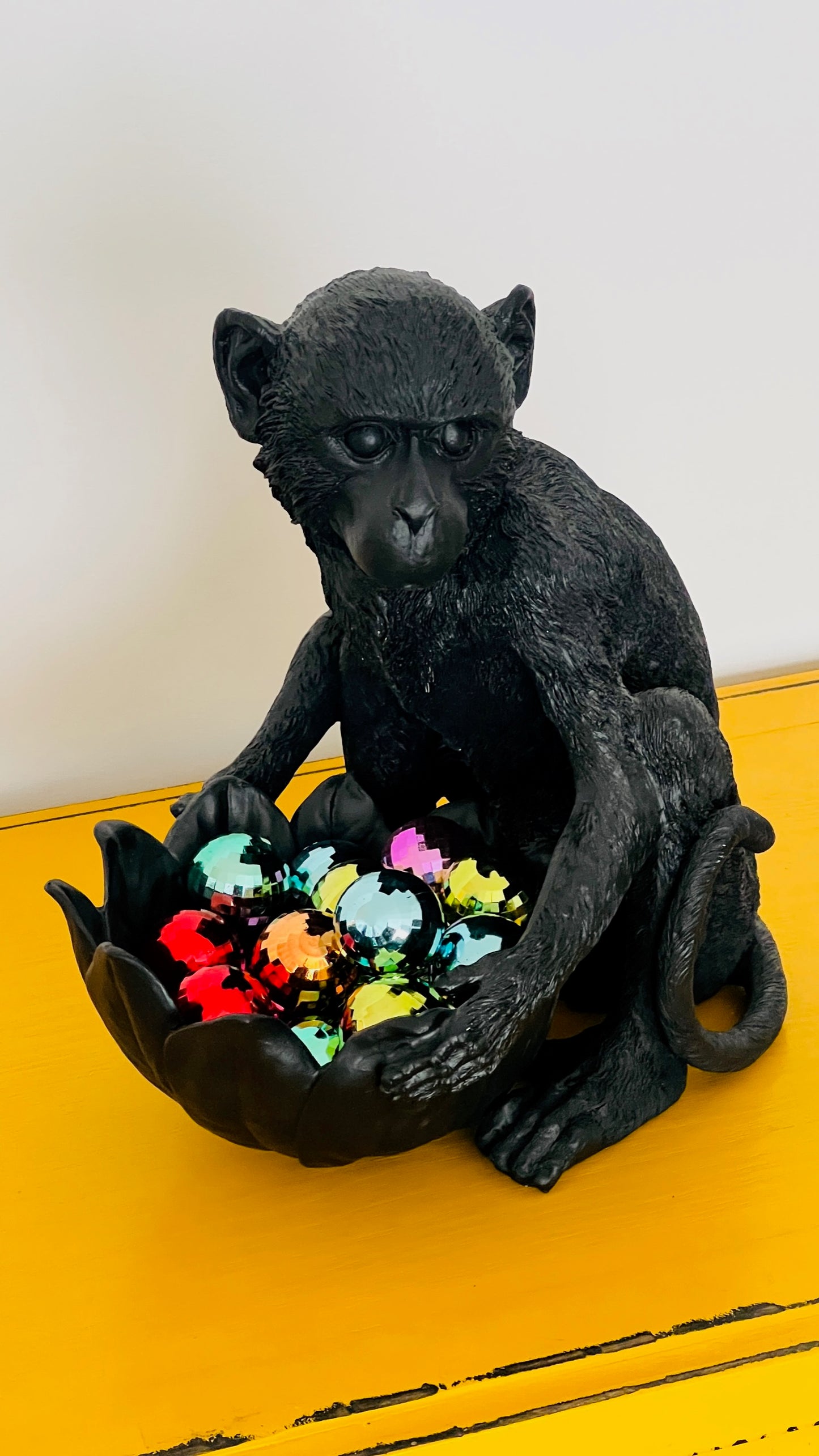 White Moose Monkey Bowl