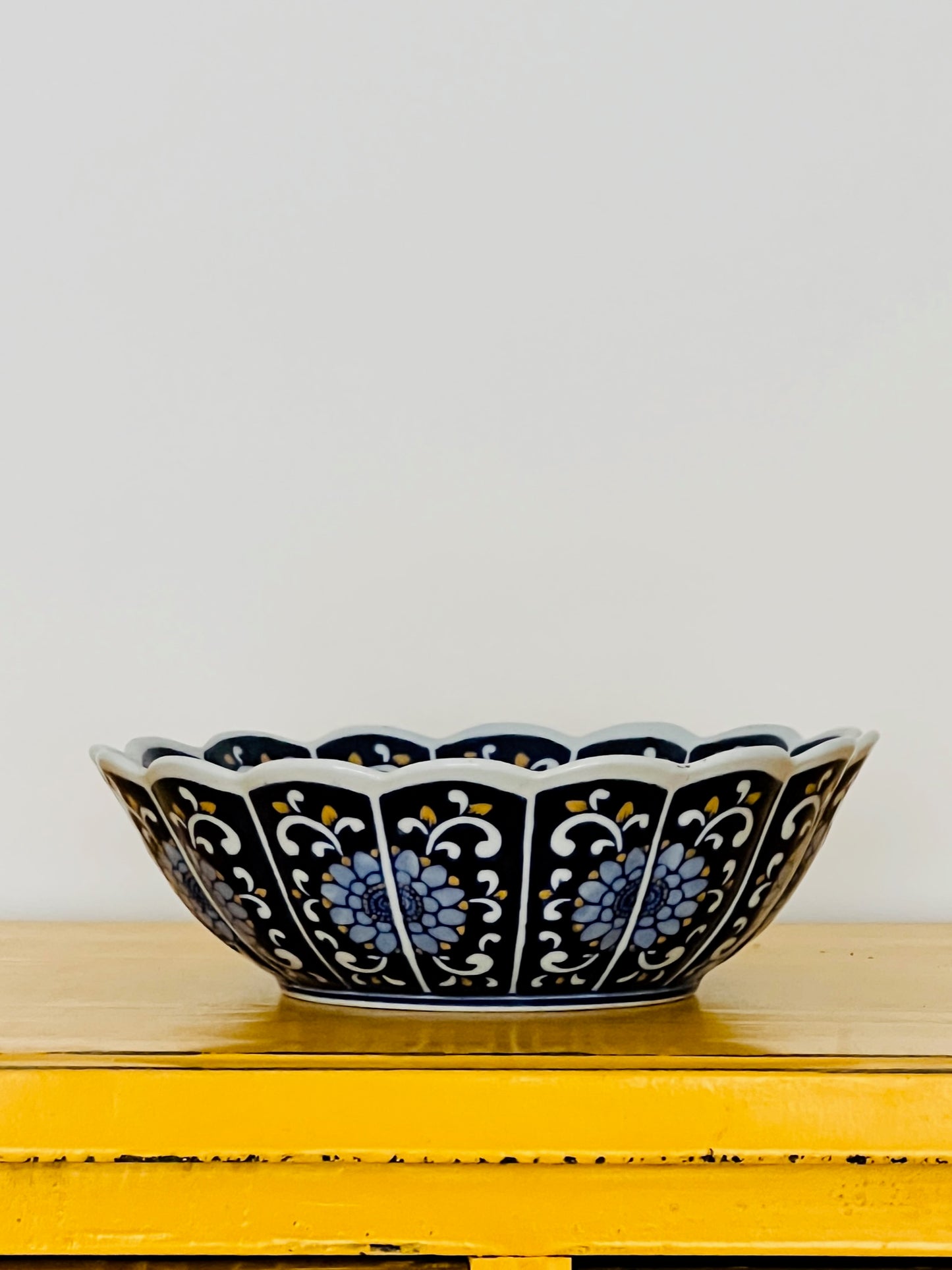 Beautiful Bowl with Scalloped Edges