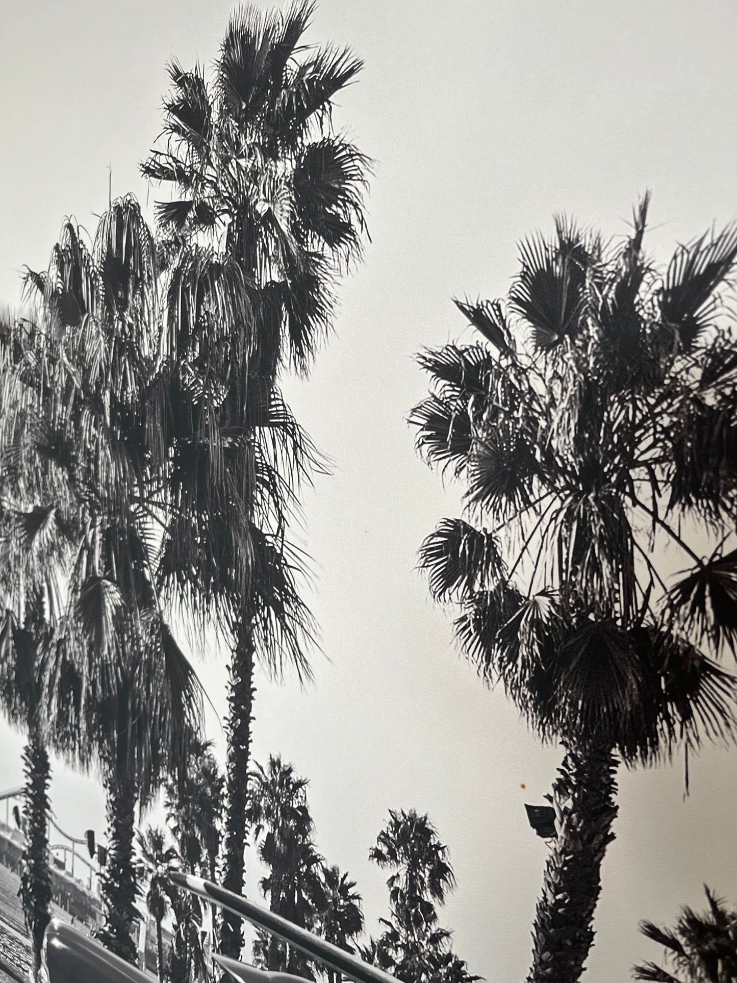 Framed Black and White Retro Print