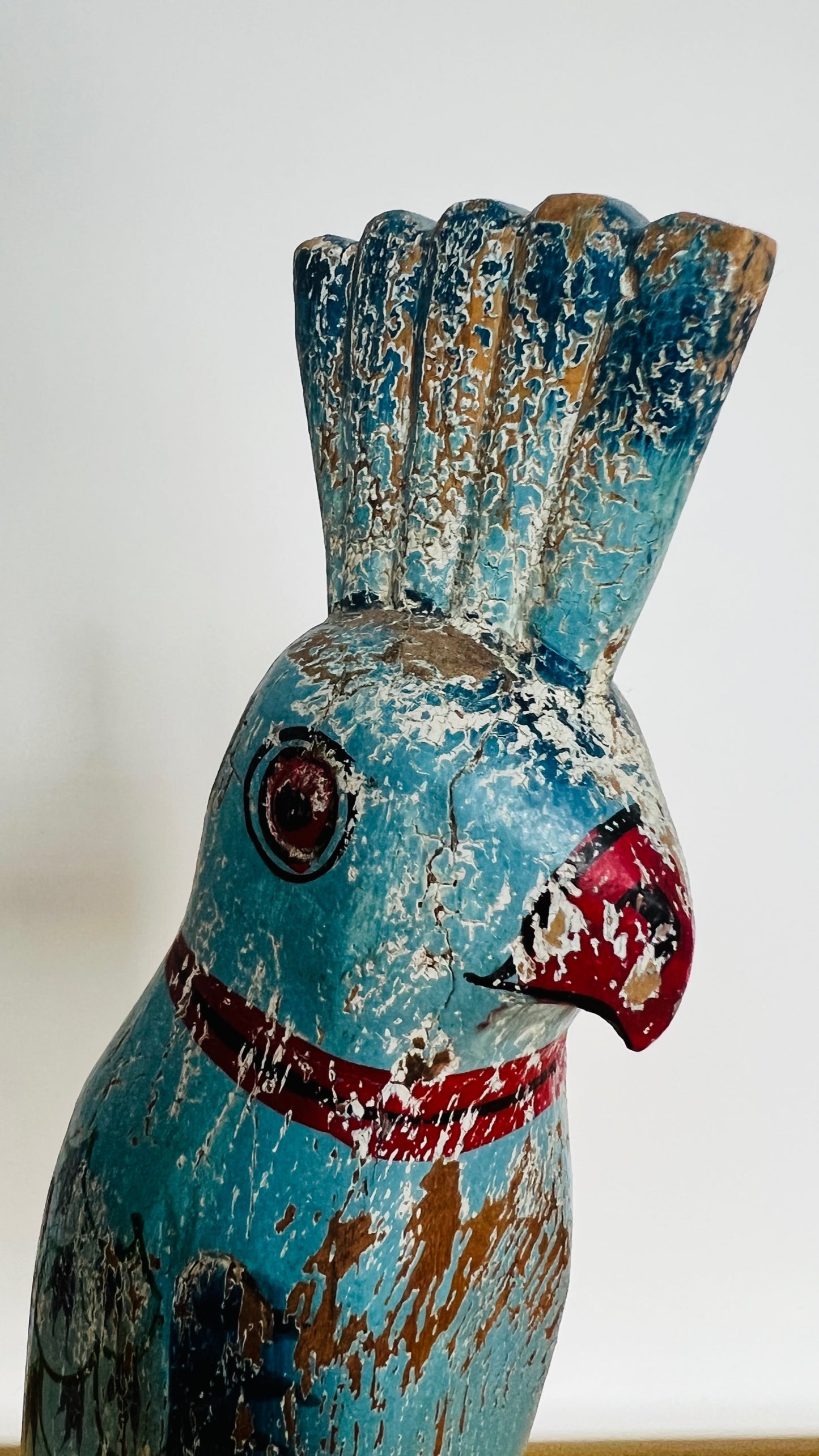 Gorgeous Wooden Bird Decor on Stand