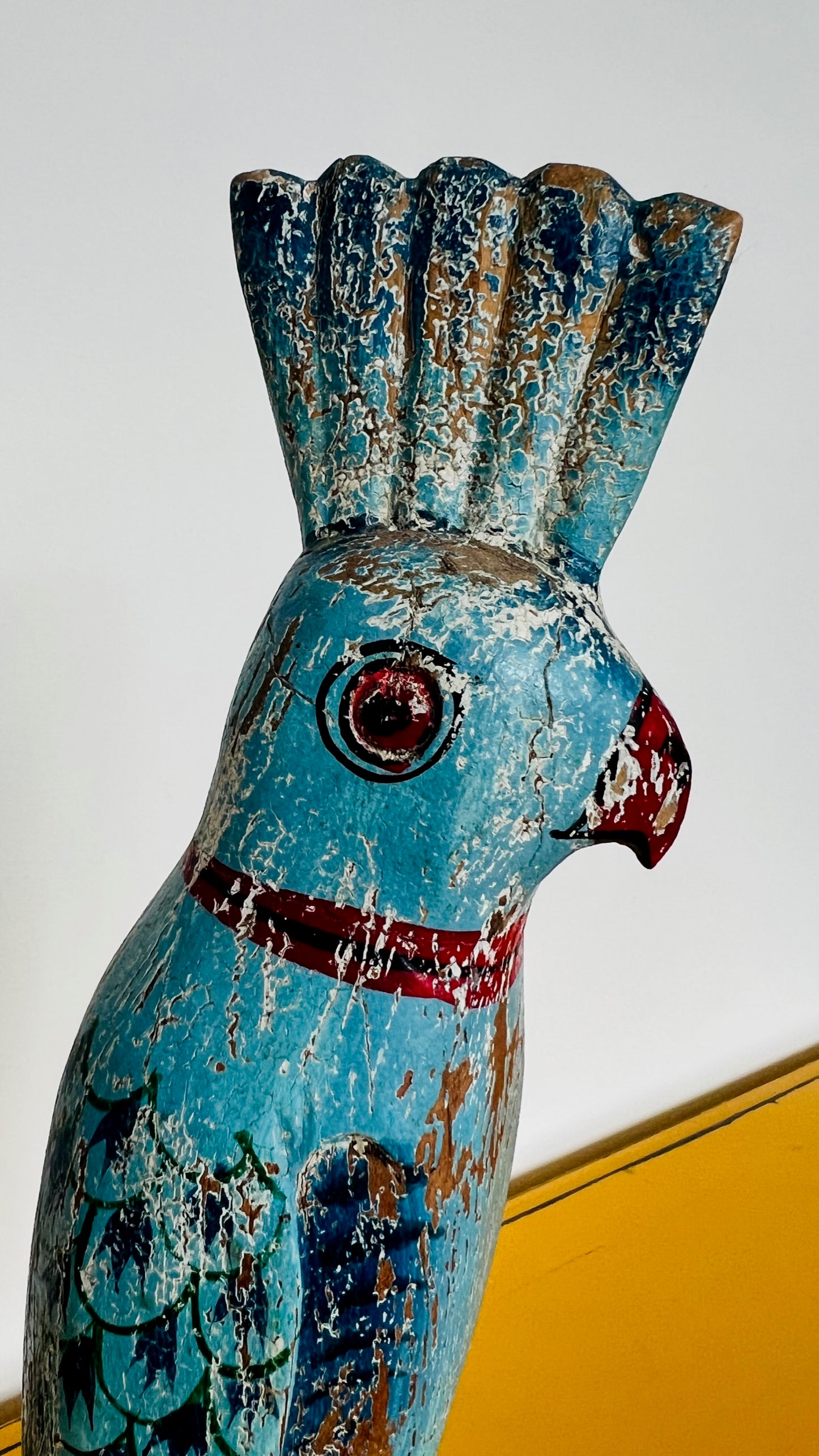 Gorgeous Wooden Bird Decor on Stand