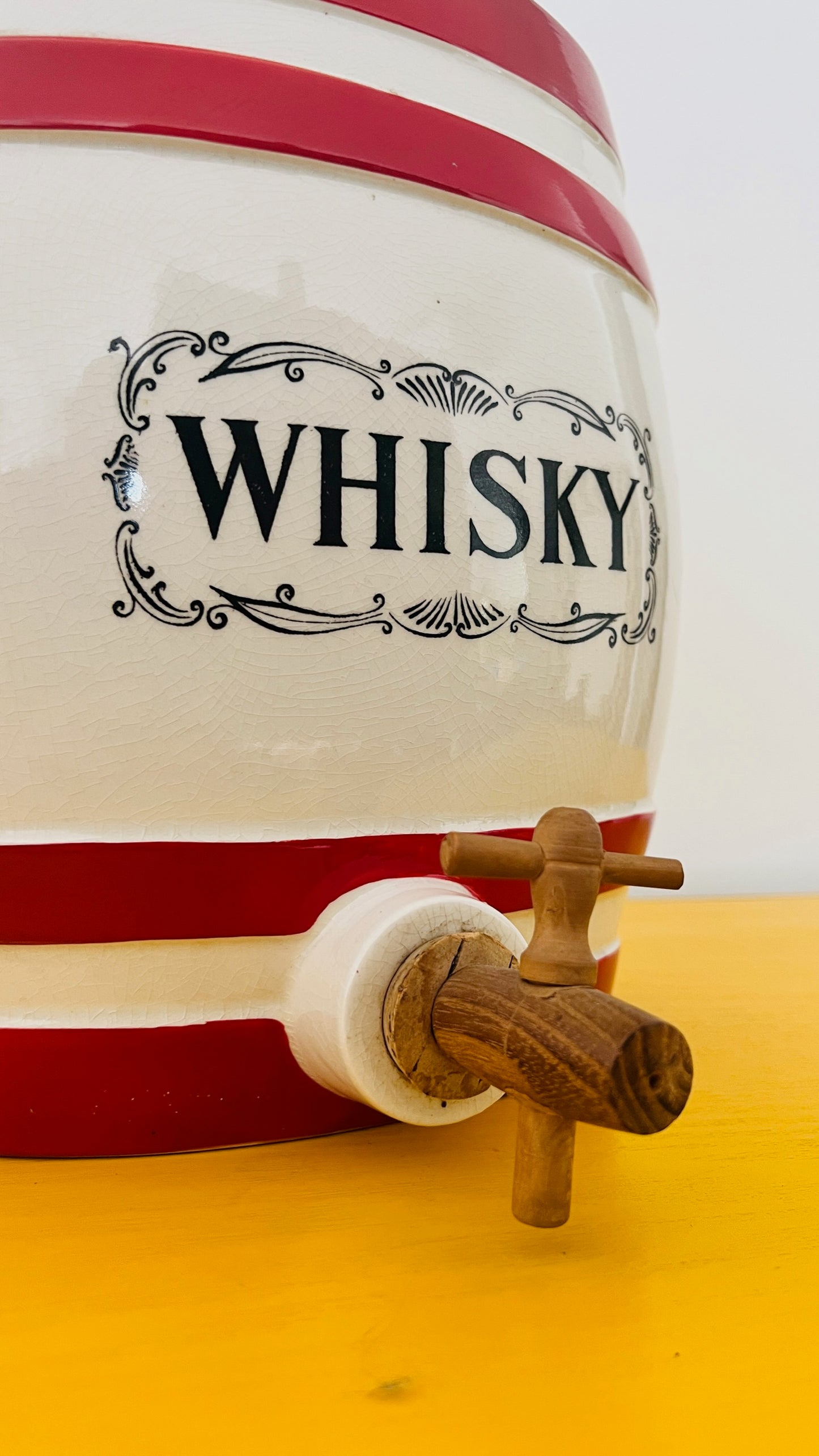 Whisky Barrel Decanter Display Piece