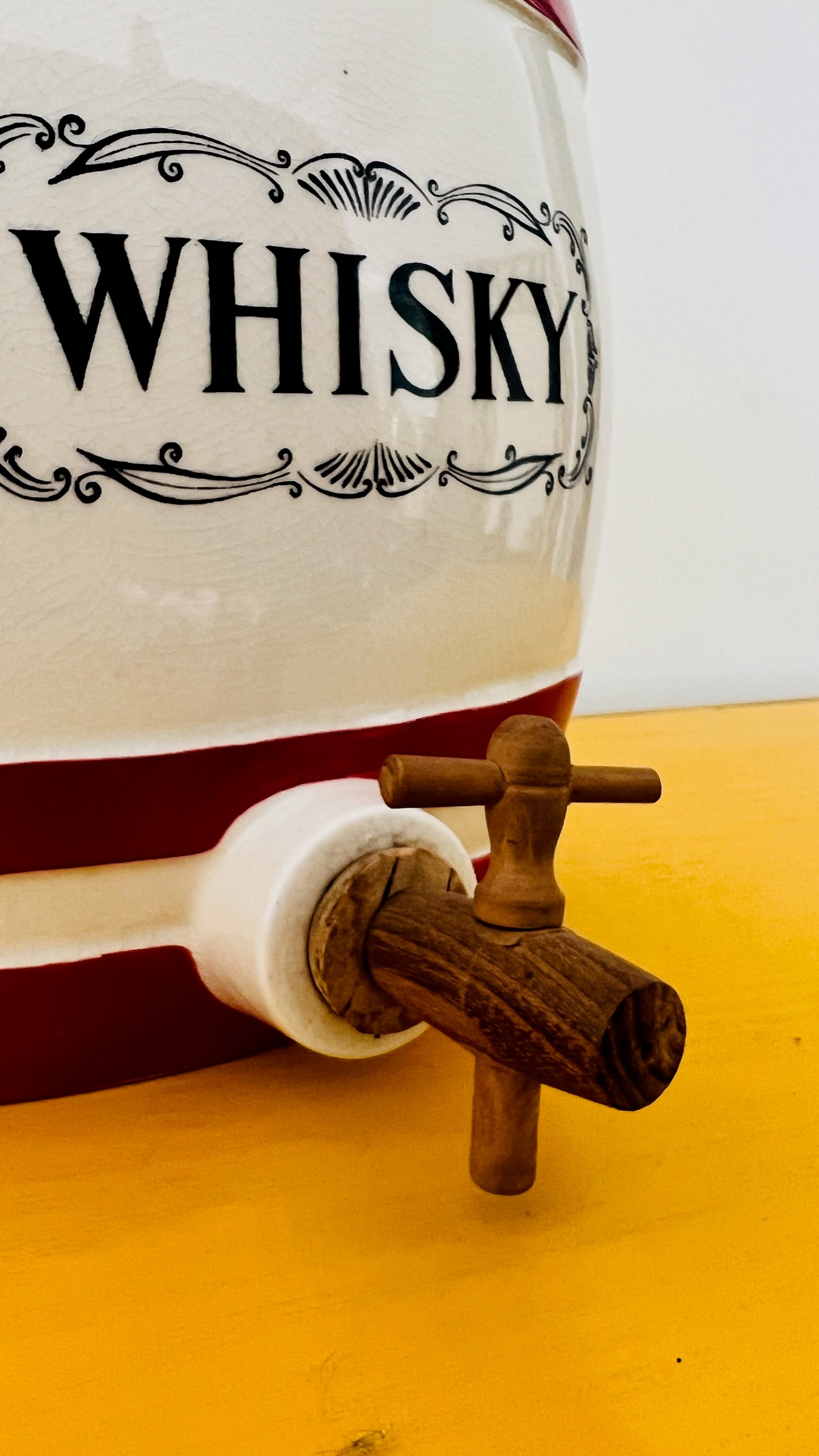 Whisky Barrel Decanter Display Piece
