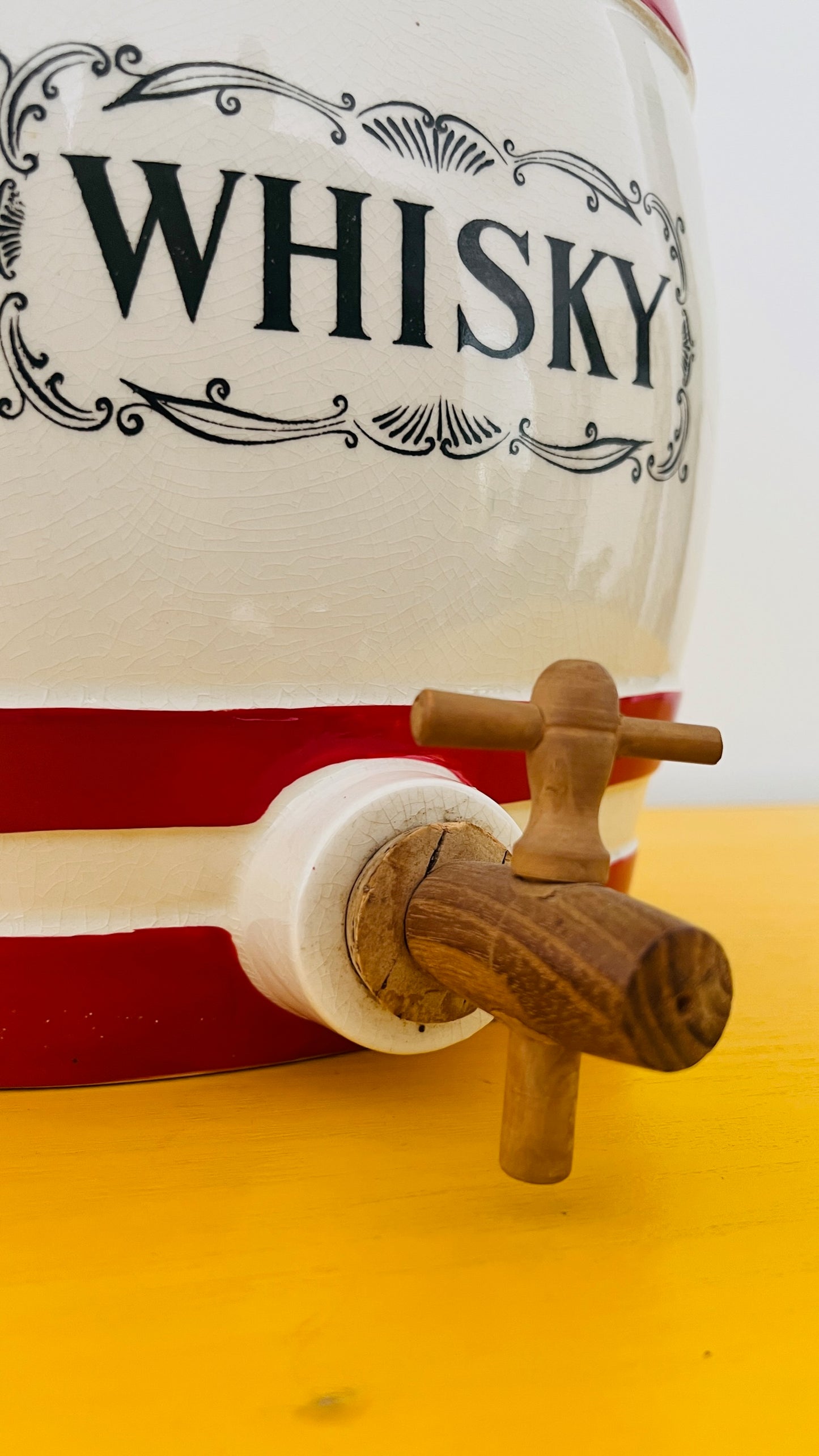 Whisky Barrel Decanter Display Piece
