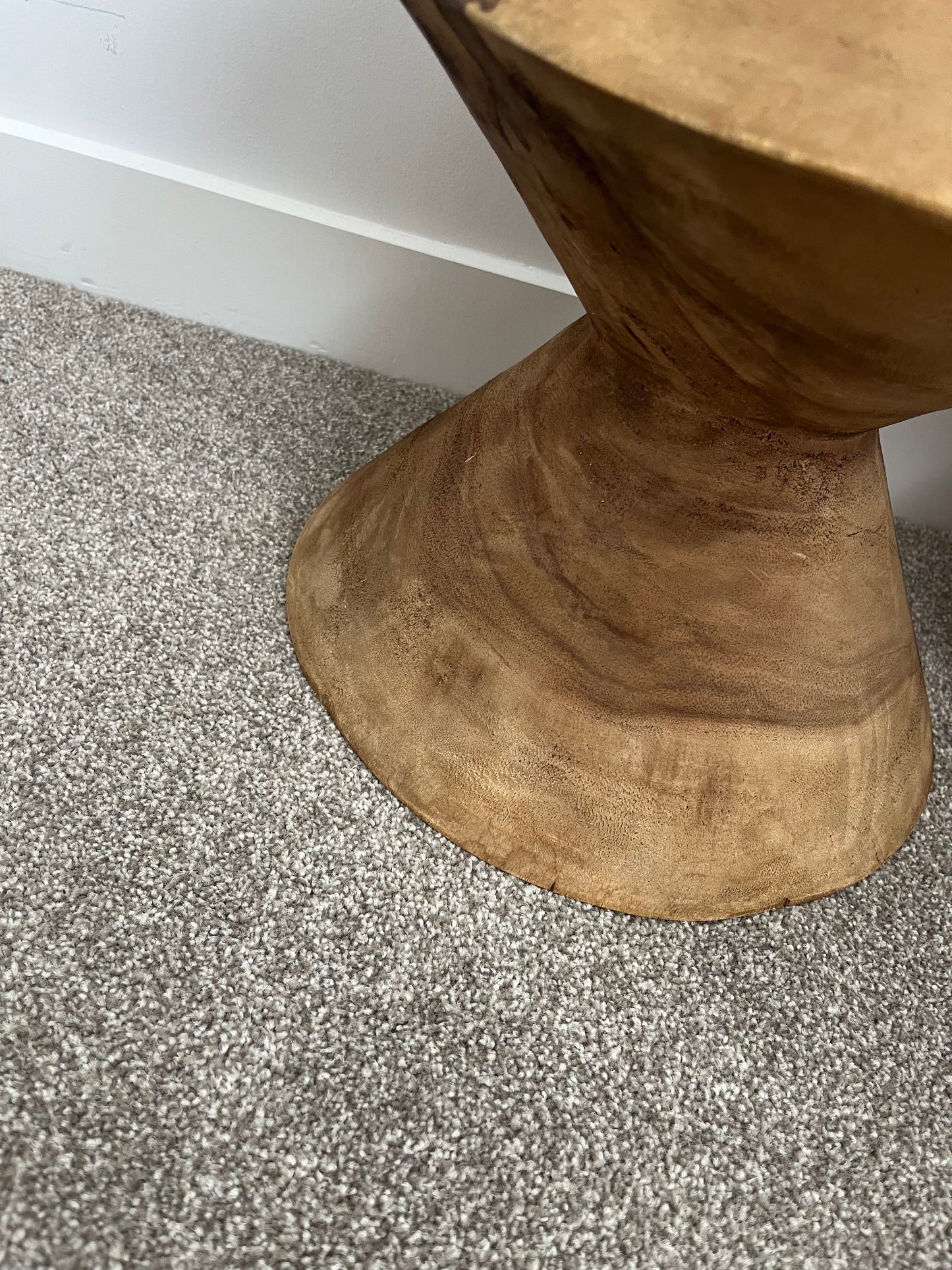 Beautiful Pair of Wooden Side Tables/ Stools