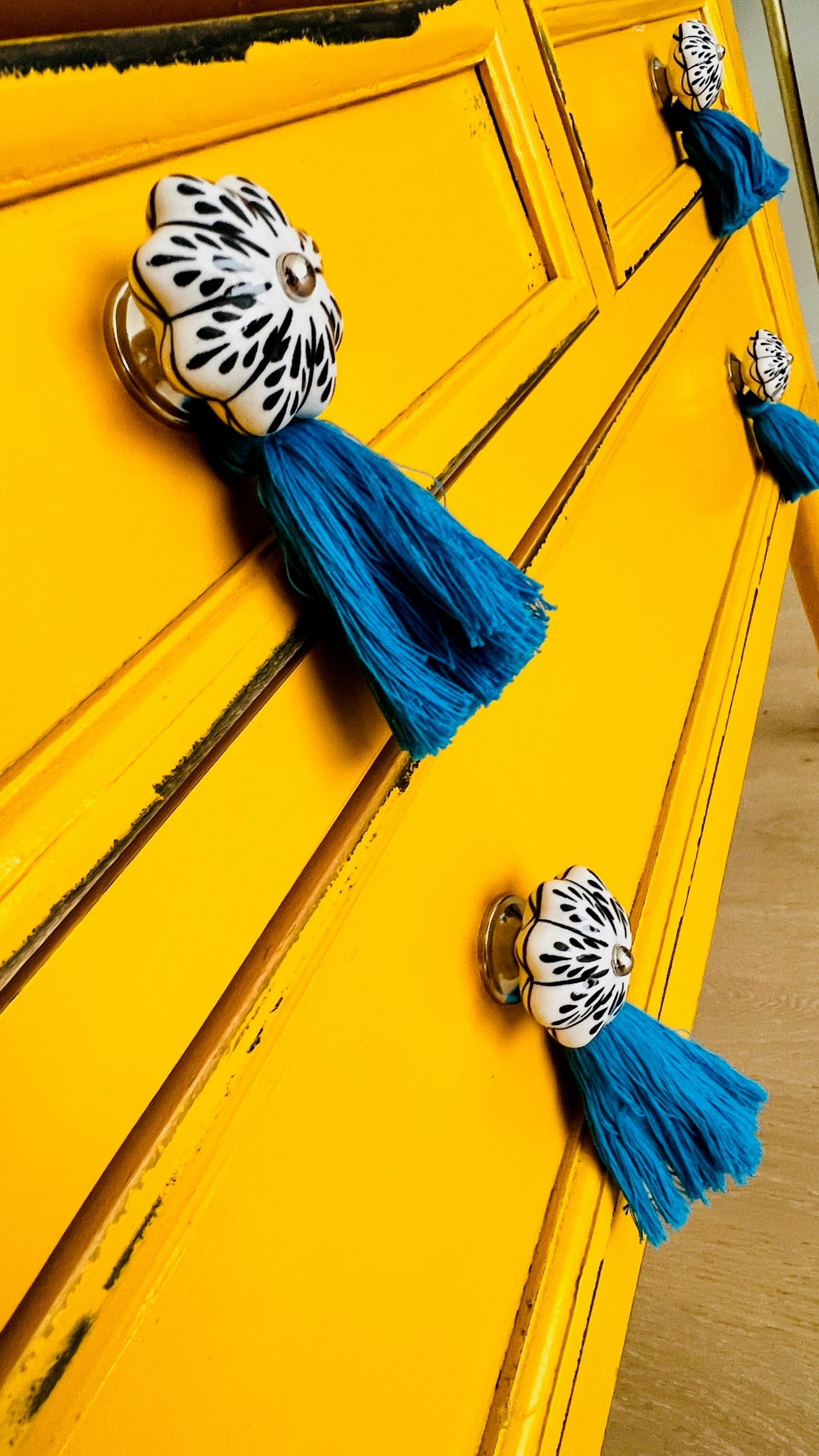 Gorgeous Yellow Wooden Drawers