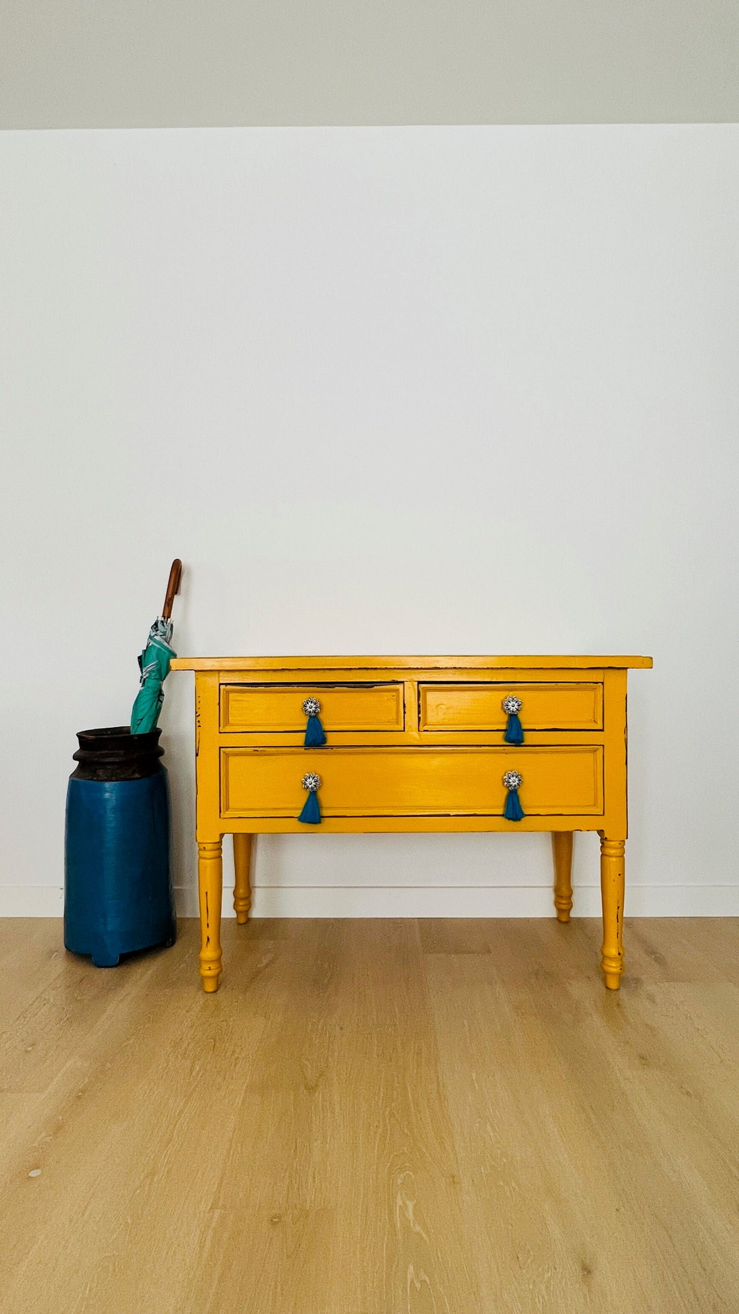 Rustic Wooden Vase/ Umbrella Holder