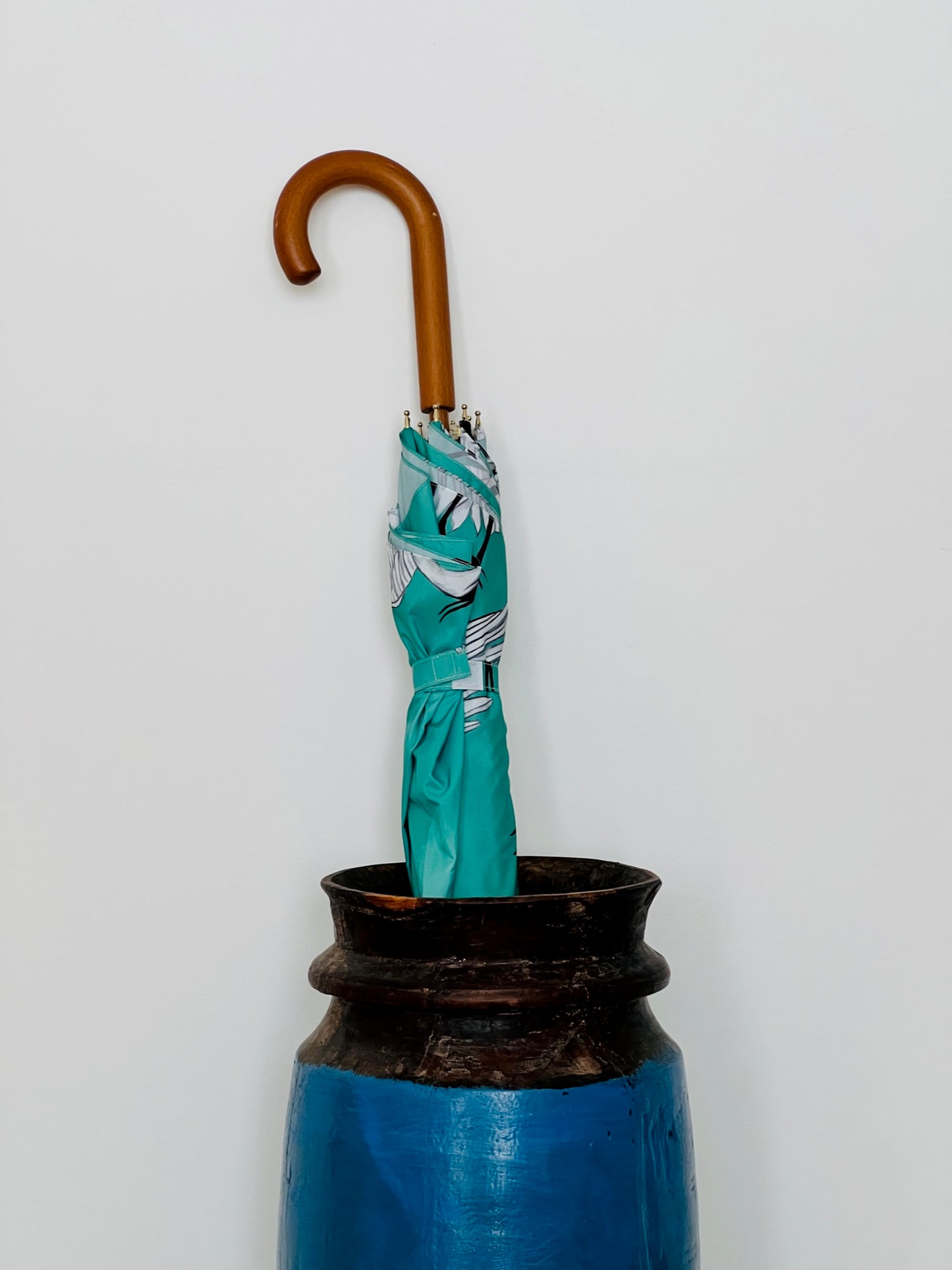 Rustic Wooden Vase/ Umbrella Holder