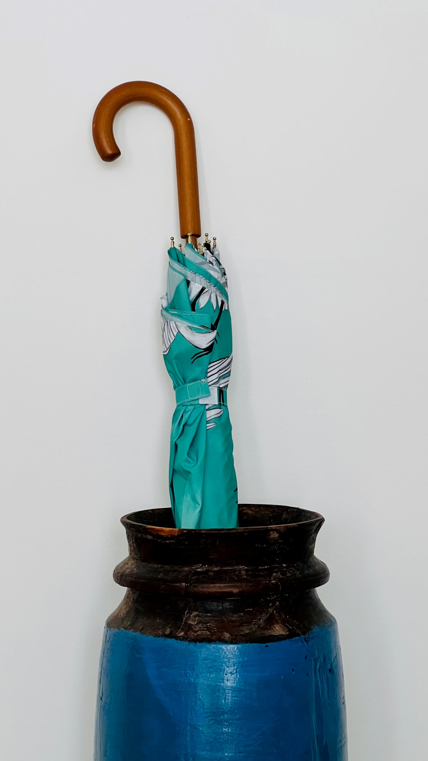 Rustic Wooden Vase/ Umbrella Holder