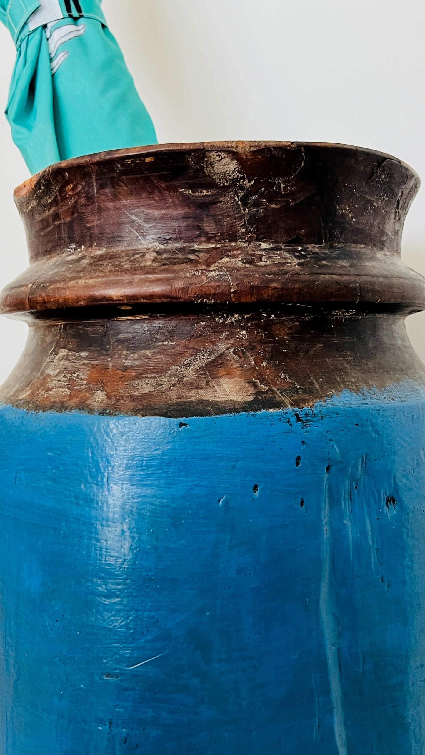 Rustic Wooden Vase/ Umbrella Holder