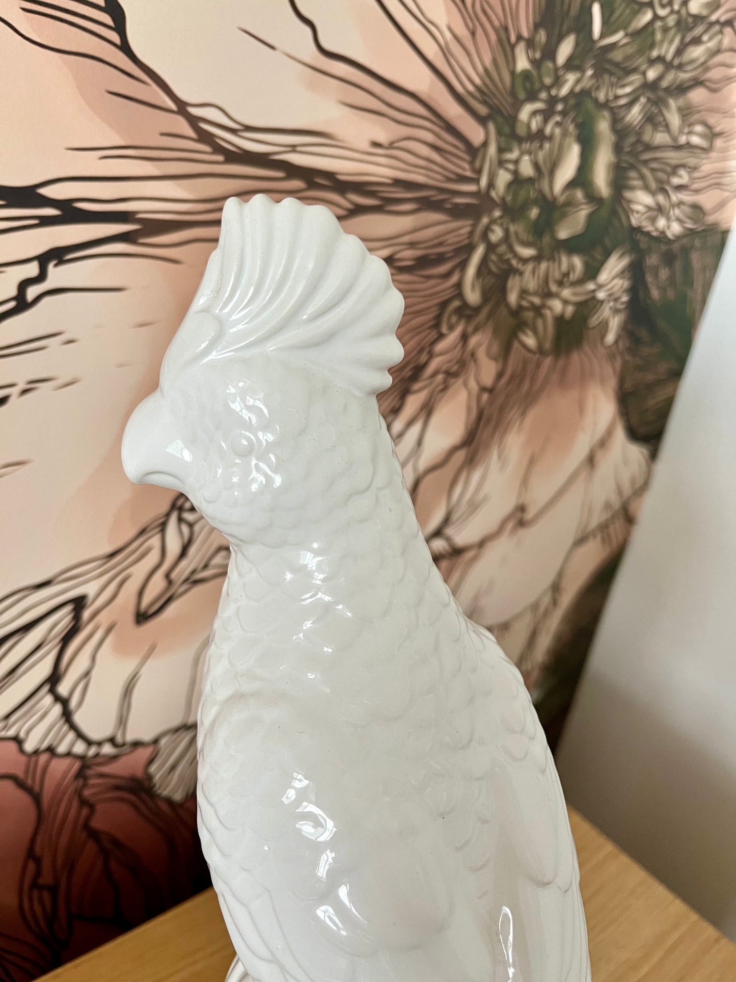 Pretty Pair of French Country Collections Parrots