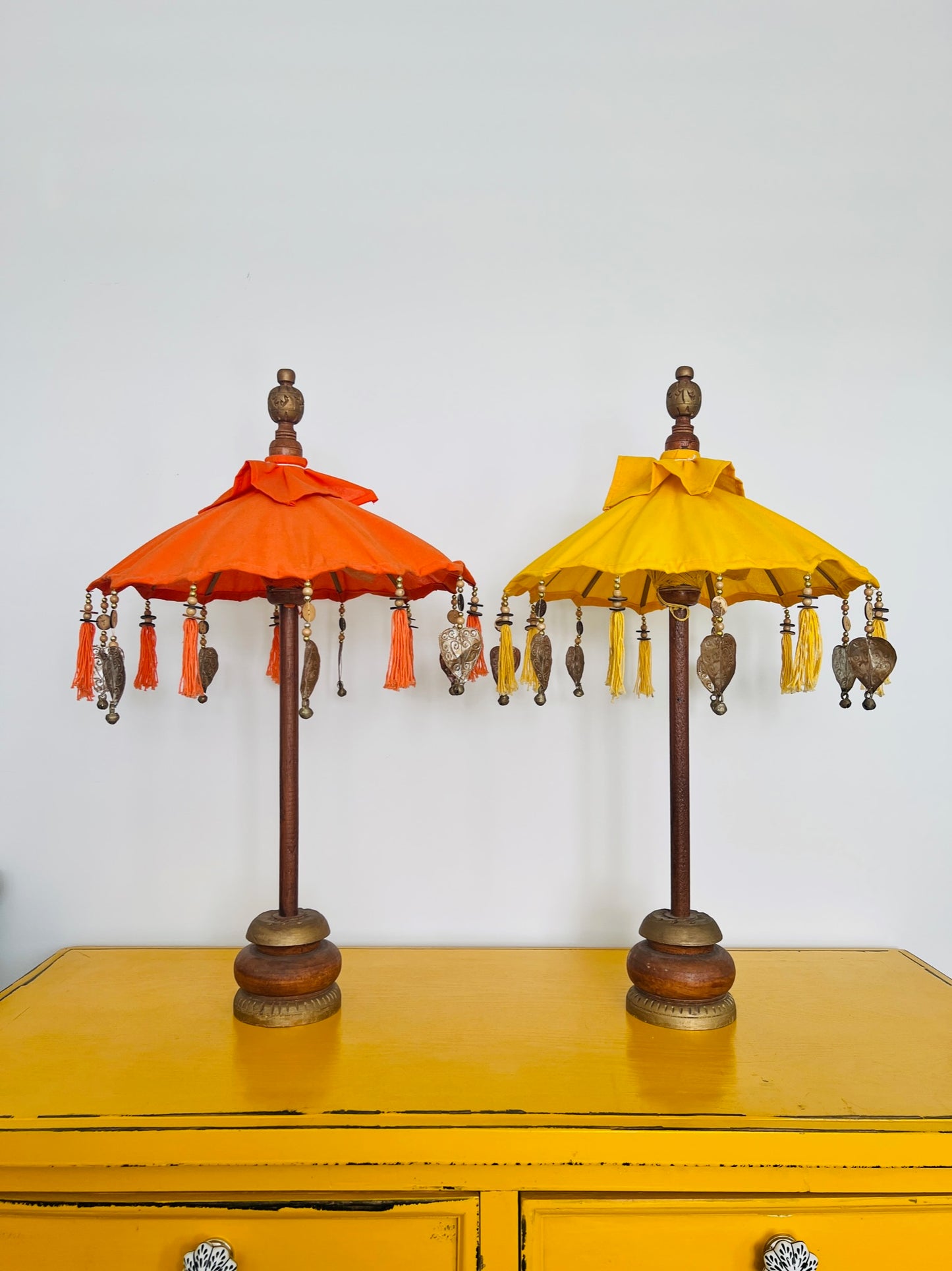 Pair of Balinese Umbrellas
