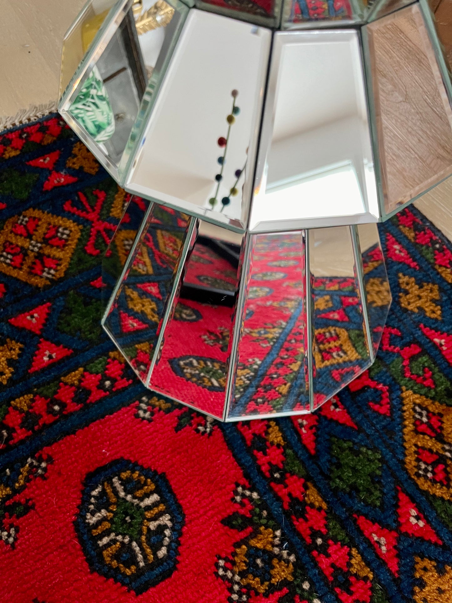 Stunning Mirrored Side Table