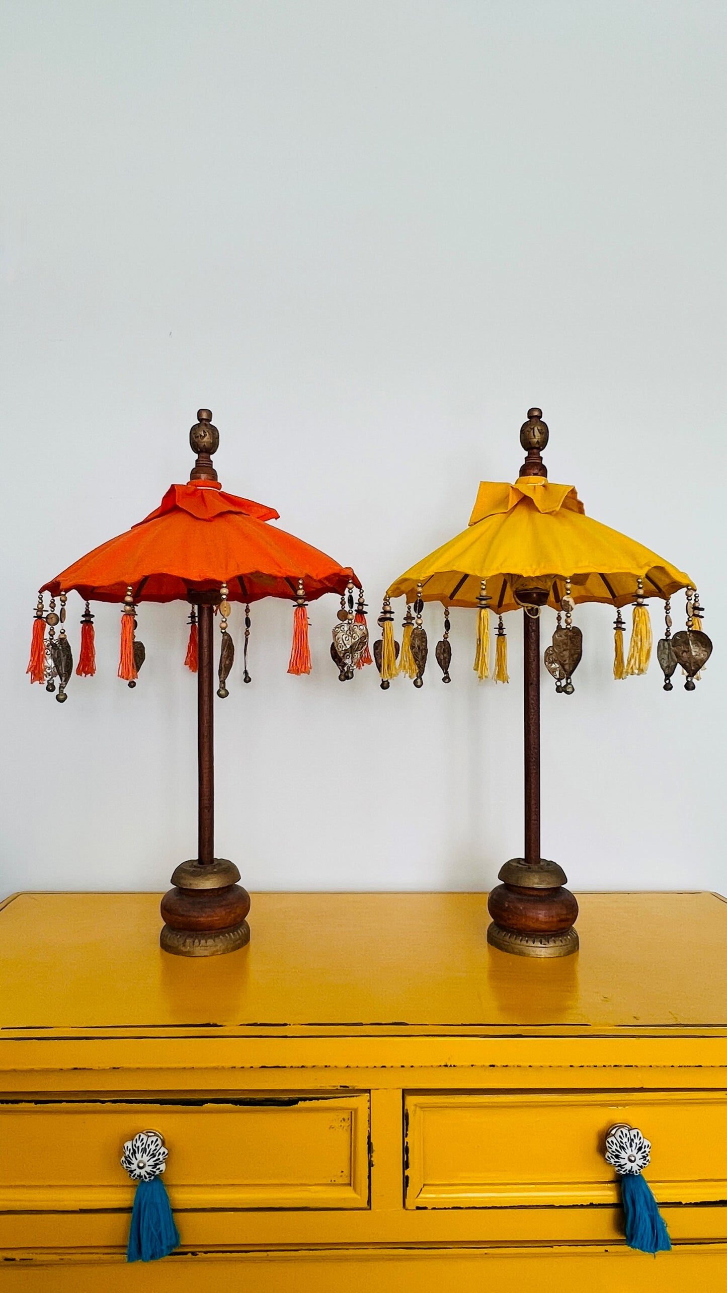 Pair of Balinese Umbrellas