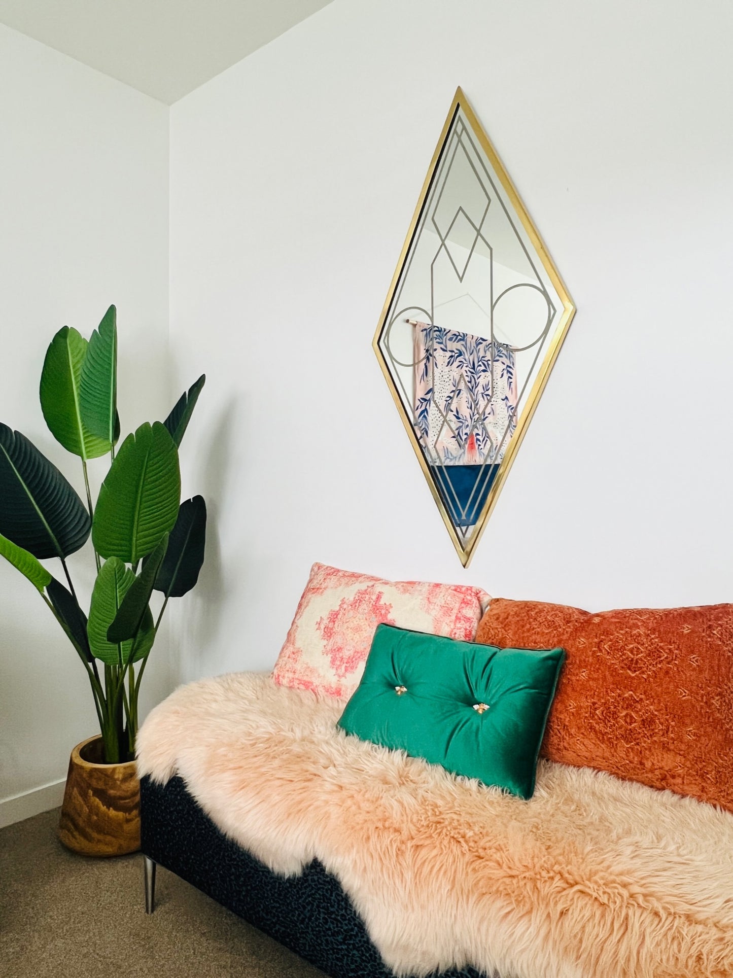 Beautiful Art Deco Wall Mirror