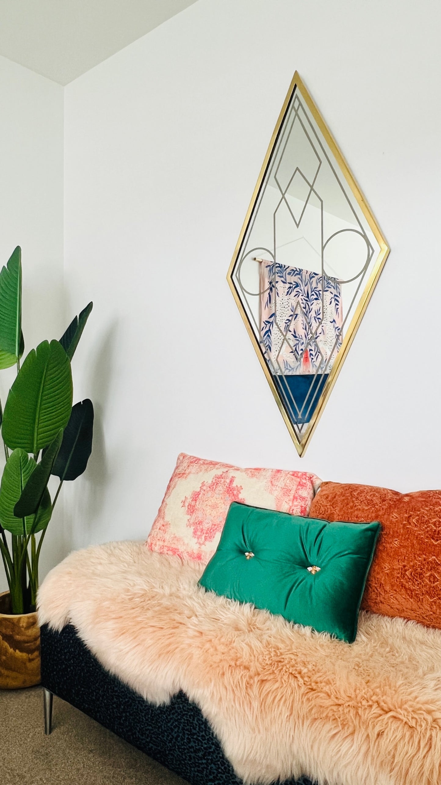 Beautiful Art Deco Wall Mirror