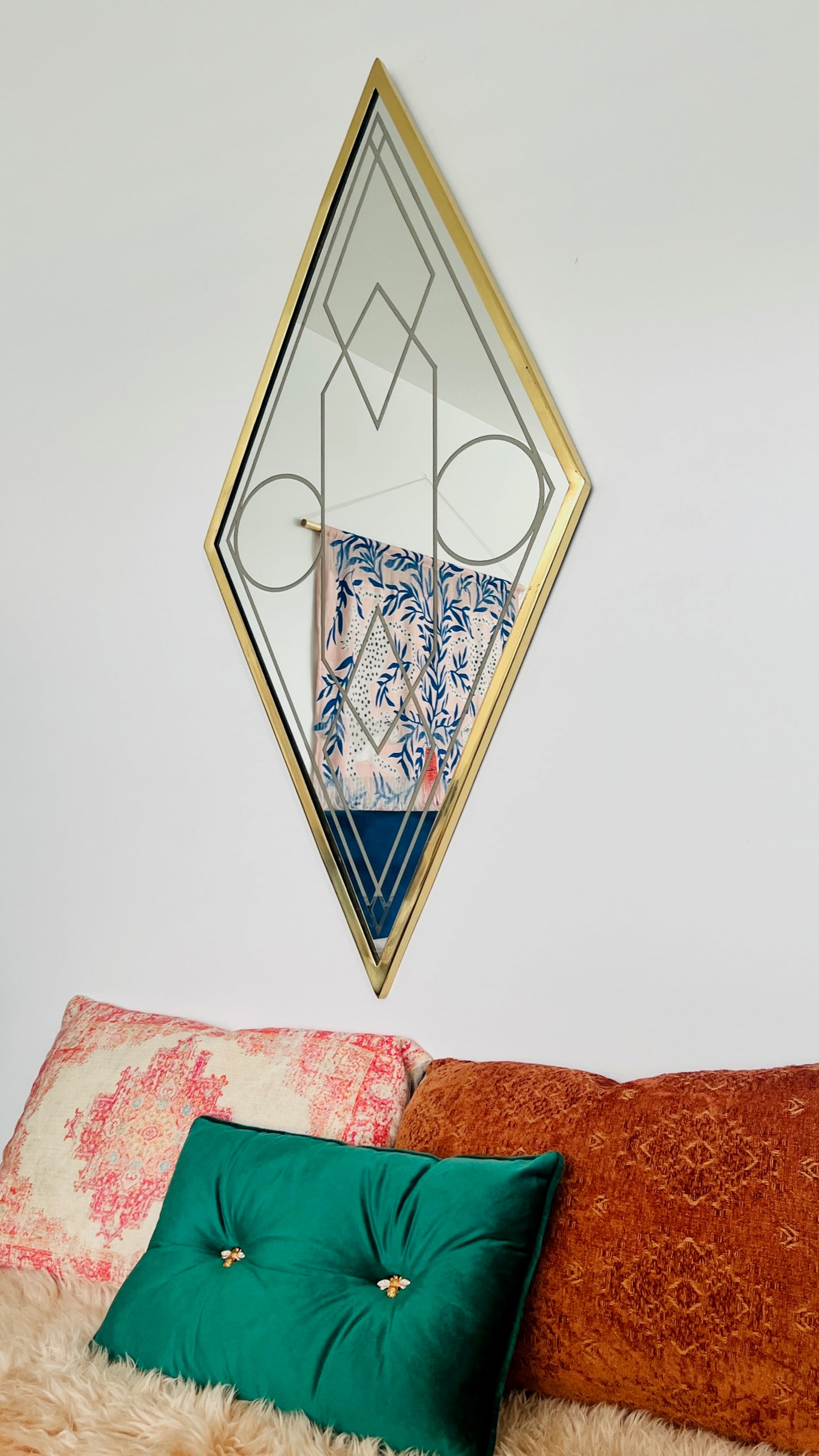 Beautiful Art Deco Wall Mirror