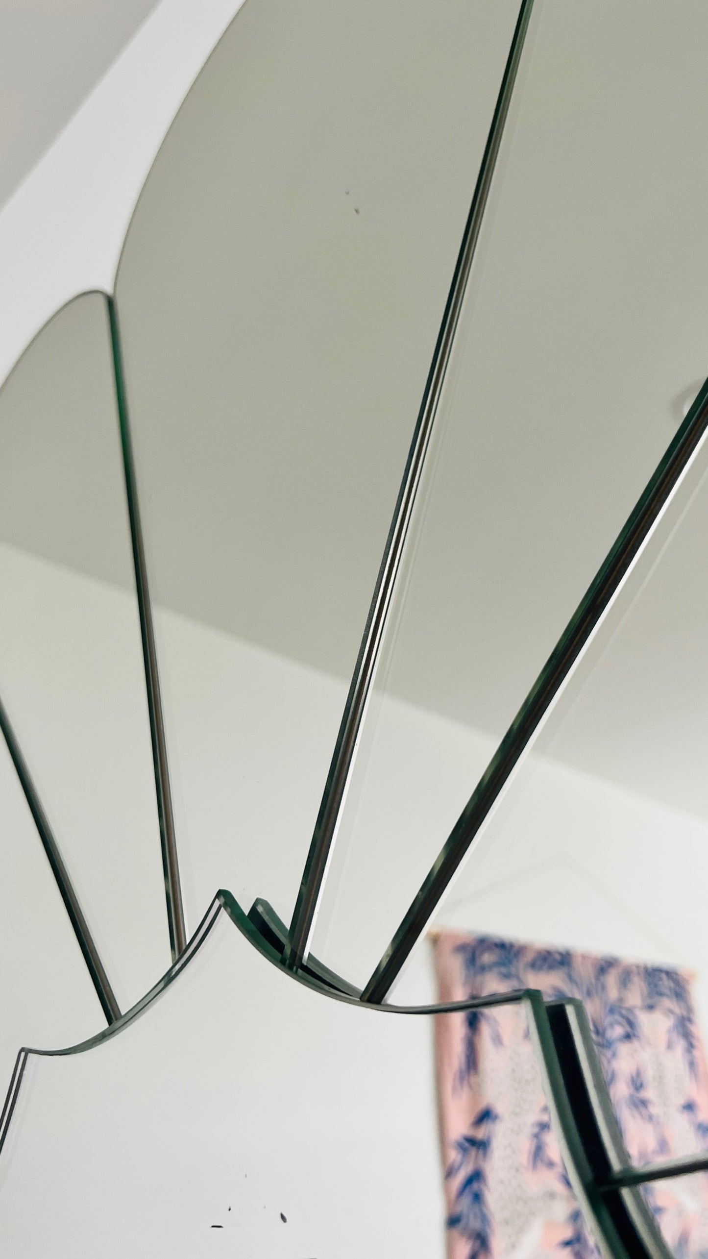 Beautiful Scalloped Art Deco Mirror