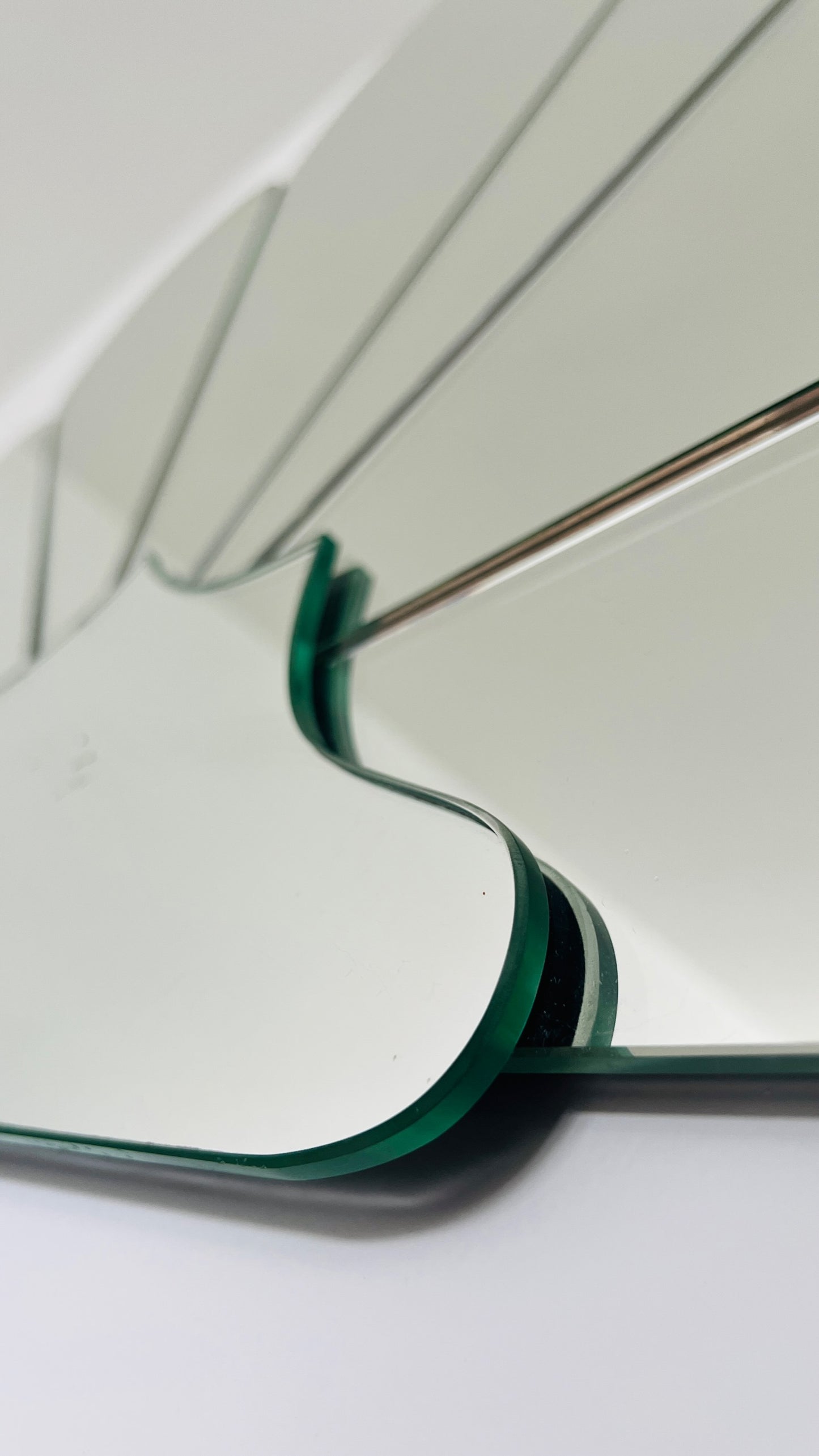 Beautiful Scalloped Art Deco Mirror