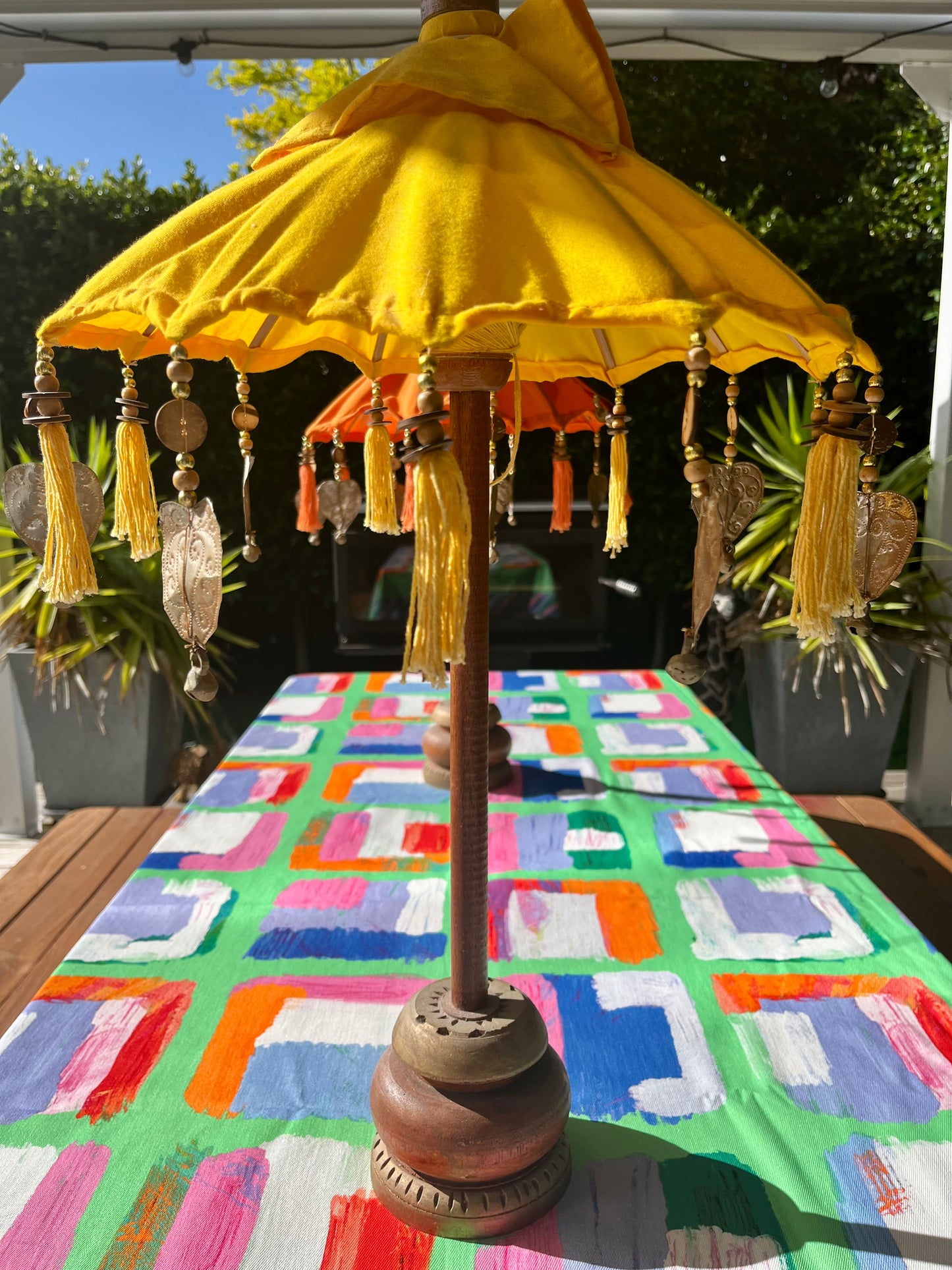 Pair of Balinese Umbrellas