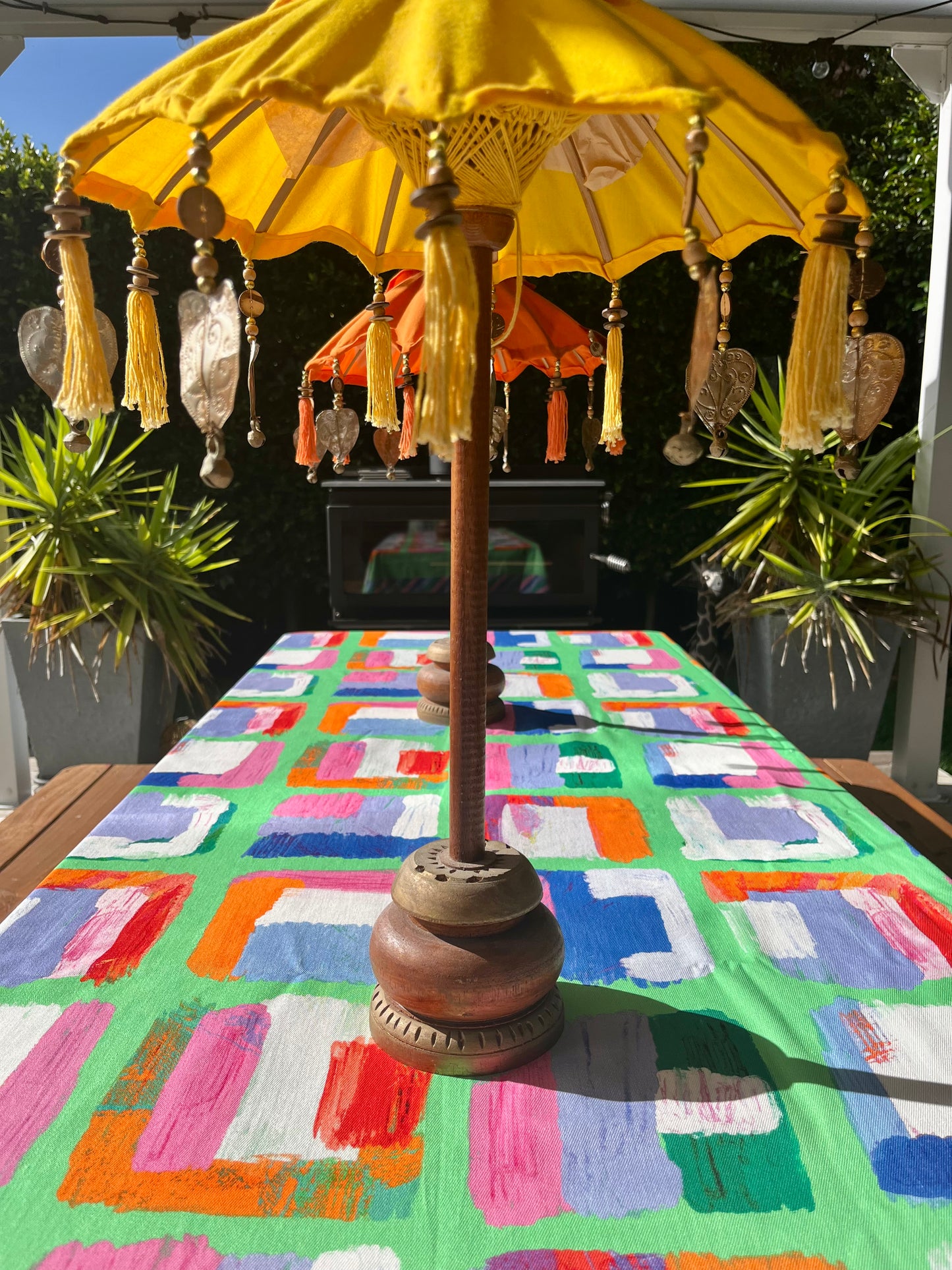 Pair of Balinese Umbrellas