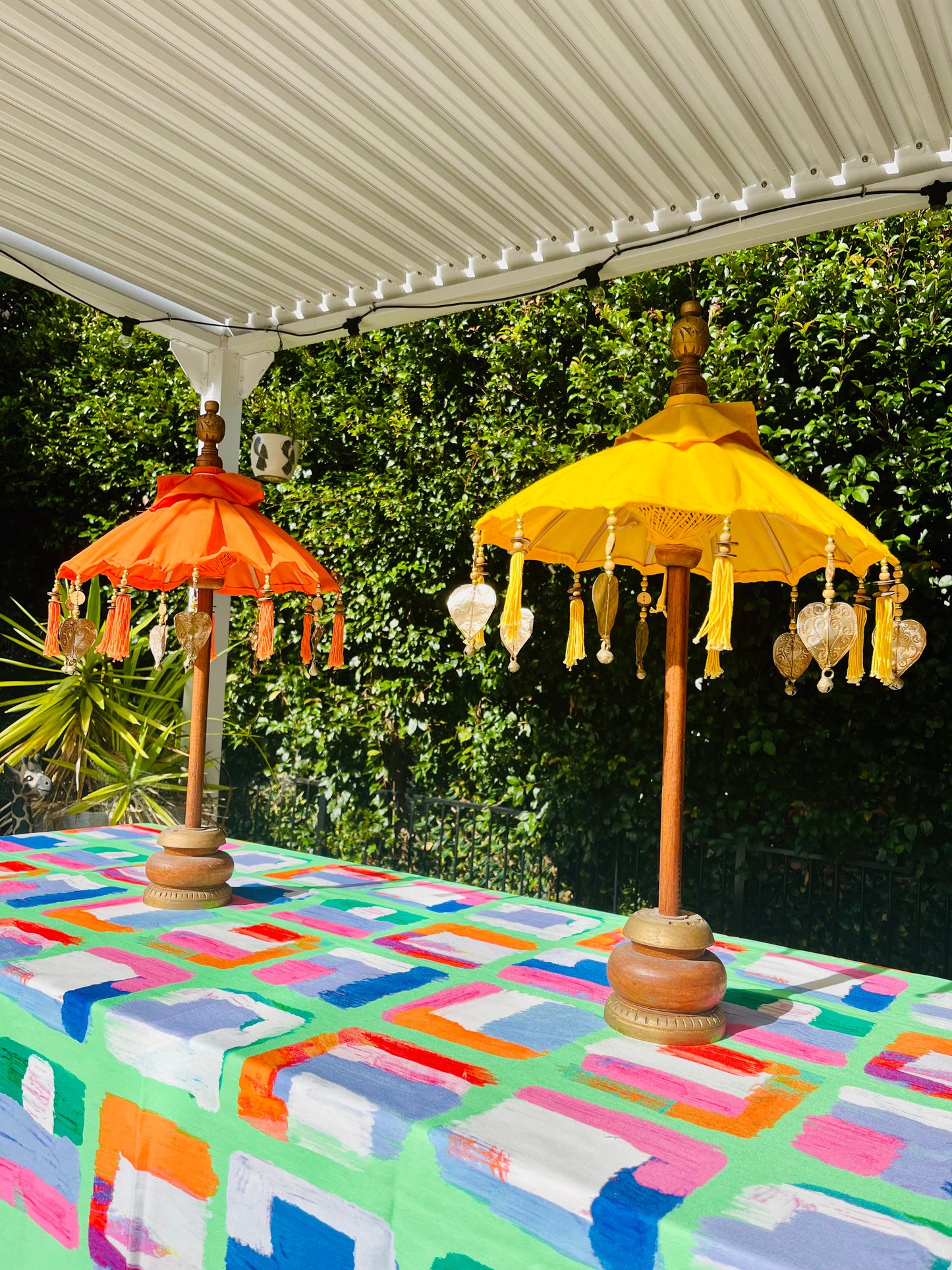Pair of Balinese Umbrellas